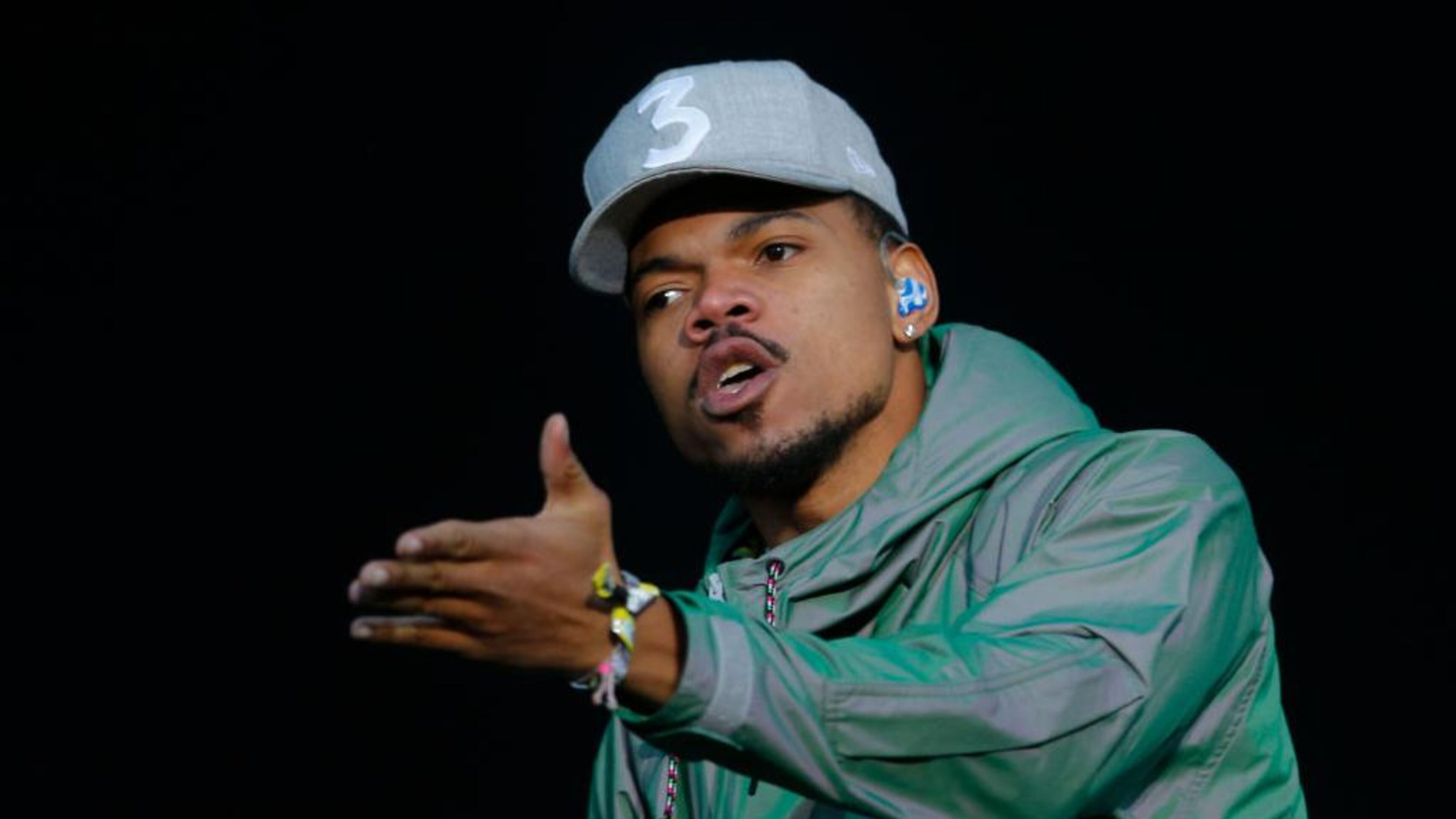 Chance the Rapper performs during the second day of Lollapalooza Chile 2018 at Parque O'Higgins on March 17, 2018 in Santiago, Chile. (Photo by Marcelo Hernandez/Getty Images)