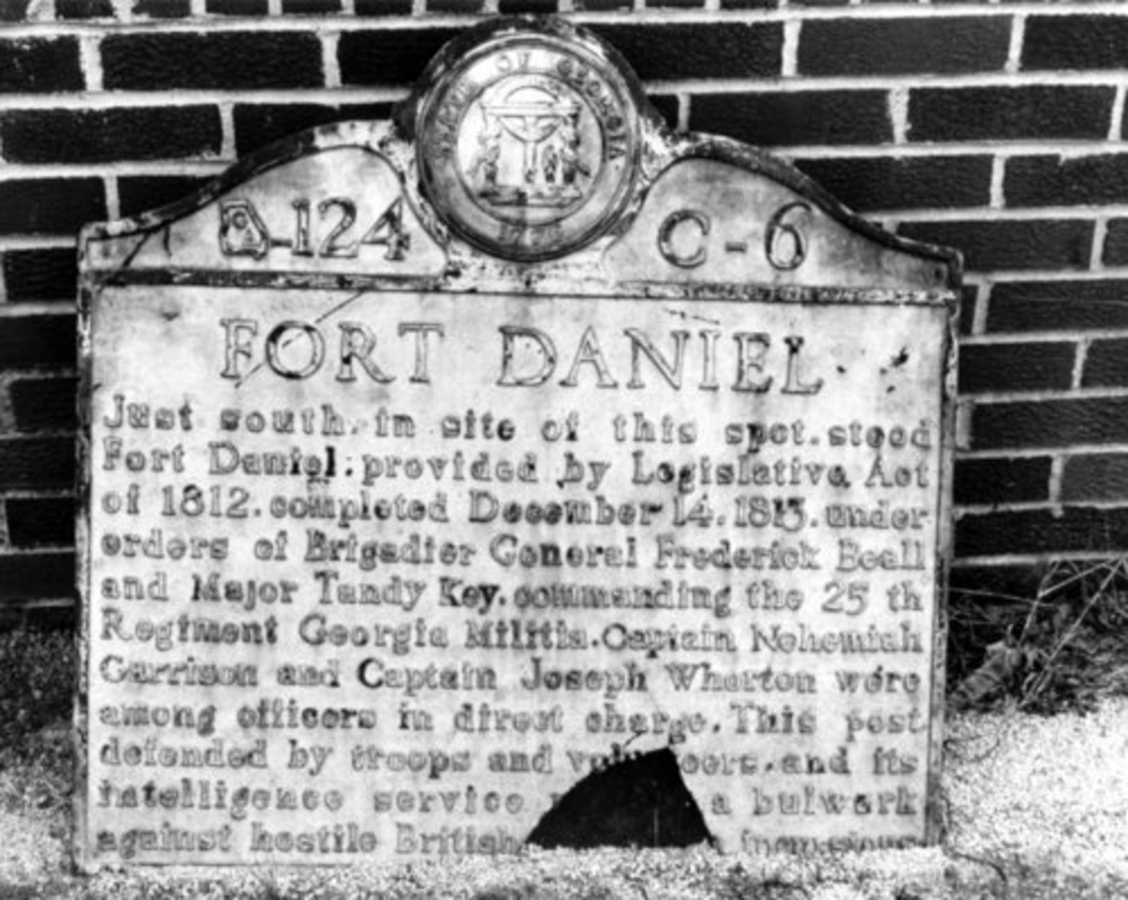 The archaeological site of Fort Daniel, which dates from the late 1700s, was once a frontier fort on Hog Mountain in Gwinnett County. The remains of the fort are currently being studied. The property is in private ownership and nearby property is for sale.
