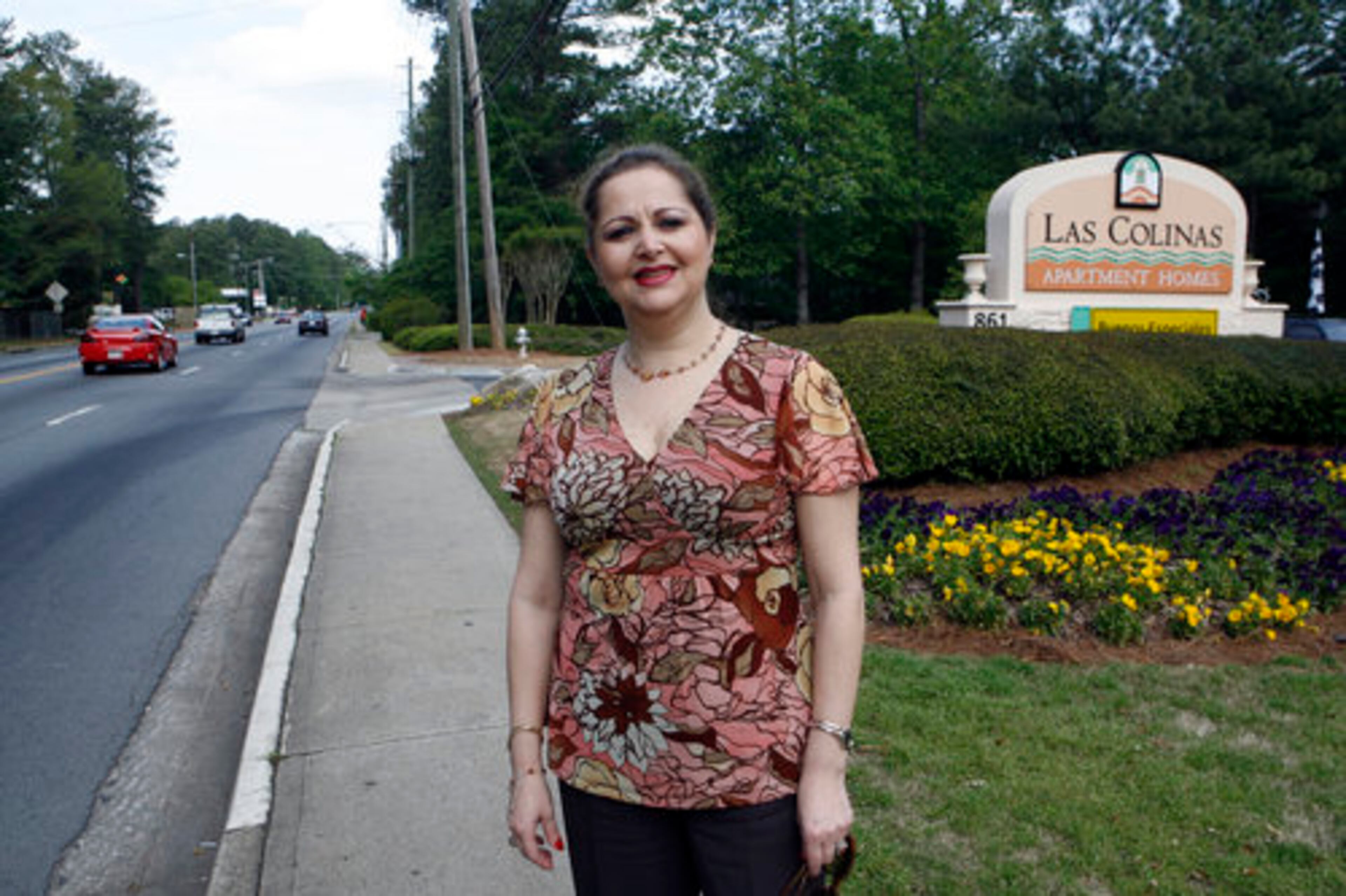 Angela Smith, shown in 2007, managed the Las Colinas apartments. She headed up the federal program on the street to reduce crime and is a big advocate for the area.