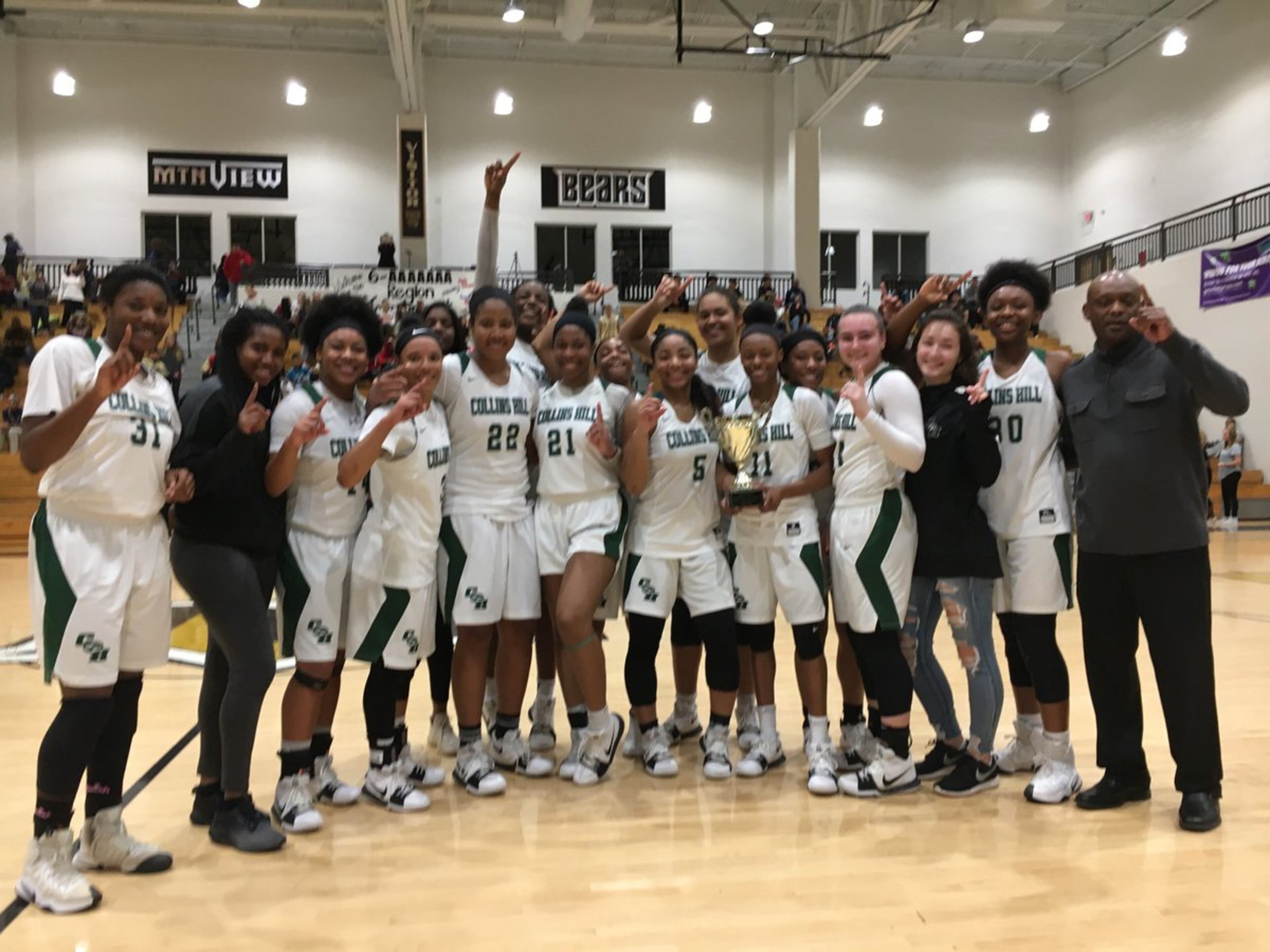 McEachern Indians won Class AAAAAAA girls' state championship in 2017. (Daniel Varnado/For the AJC)