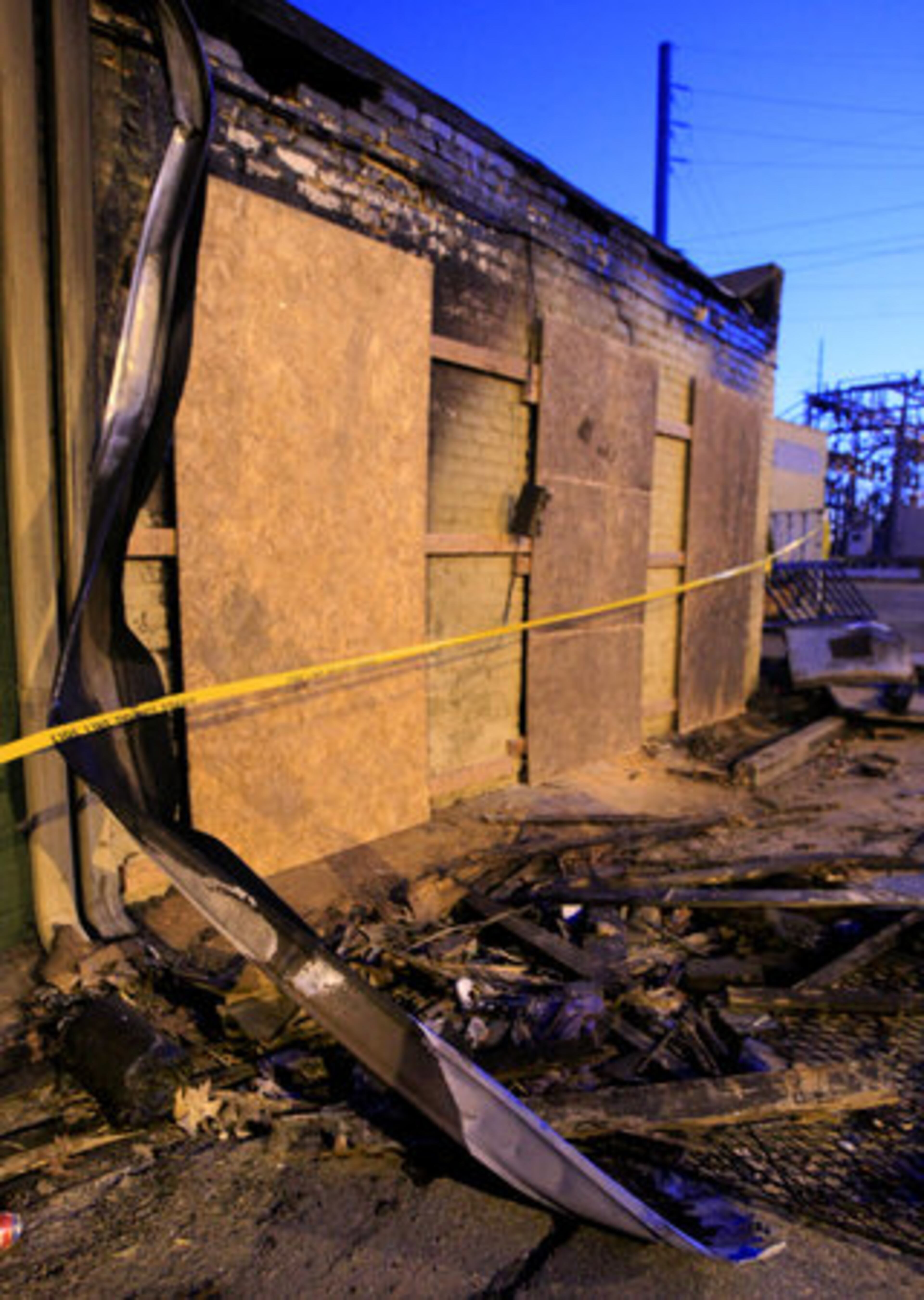 The Trackside Tavern, a landmark watering hole in Decatur on East College Avenue near Agnes Scott, was still Wednesday morning. An early morning fire destroyed the business but no injuries were reported.