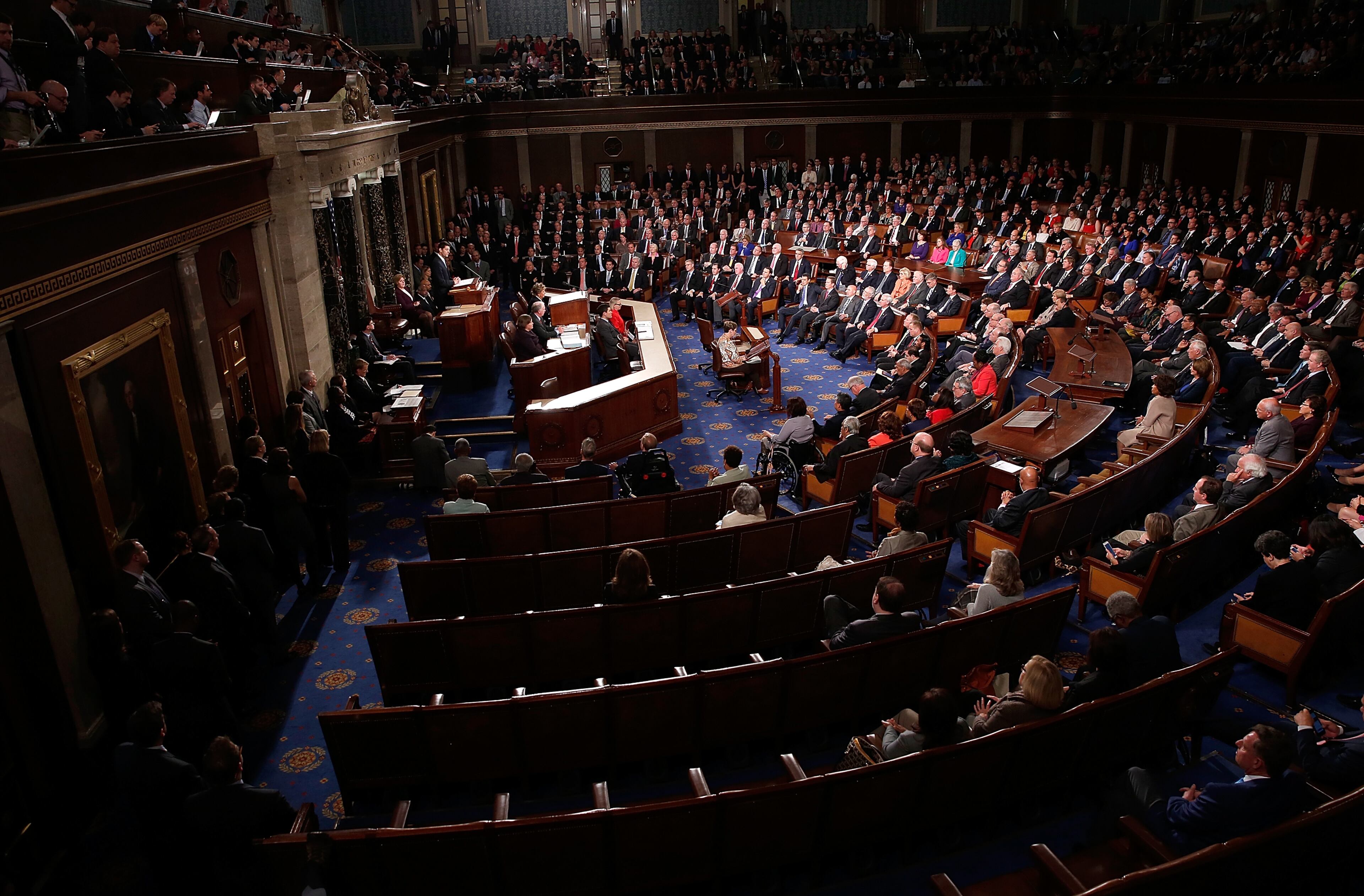 WASHINGTON, DC - OCTOBER 29: Speaker of the House Paul Ryan (R-WI) delivers remarks after being elected as the to the leadership position October 29, 2015 in Washington, DC. The House elected Ryan (R-WI) as the 54th Speaker of the House, replacing Rep. John Boehner (R-OH). (Photo by Win McNamee/Getty Images)