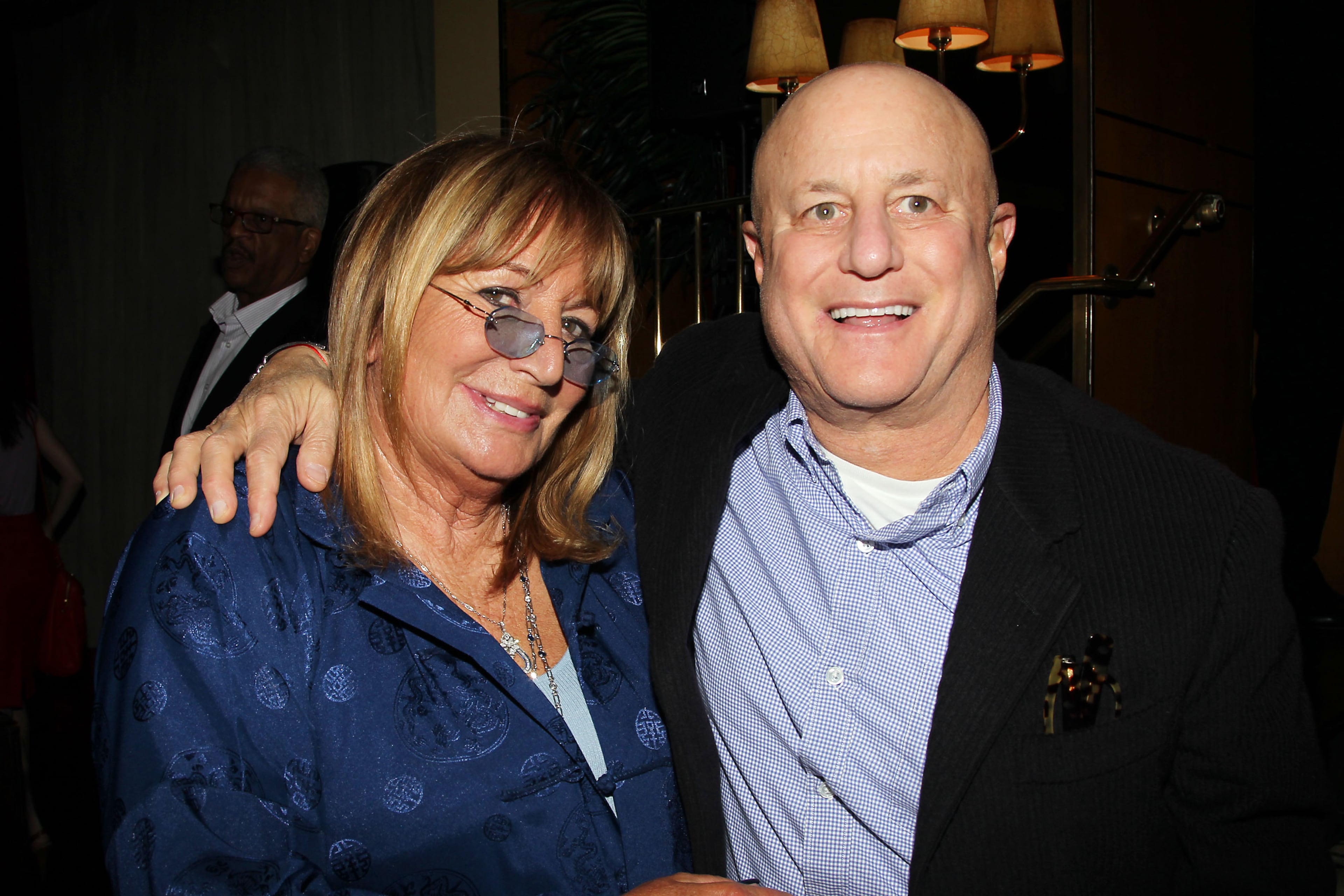 Business magnate Ron Perelman shows his support.