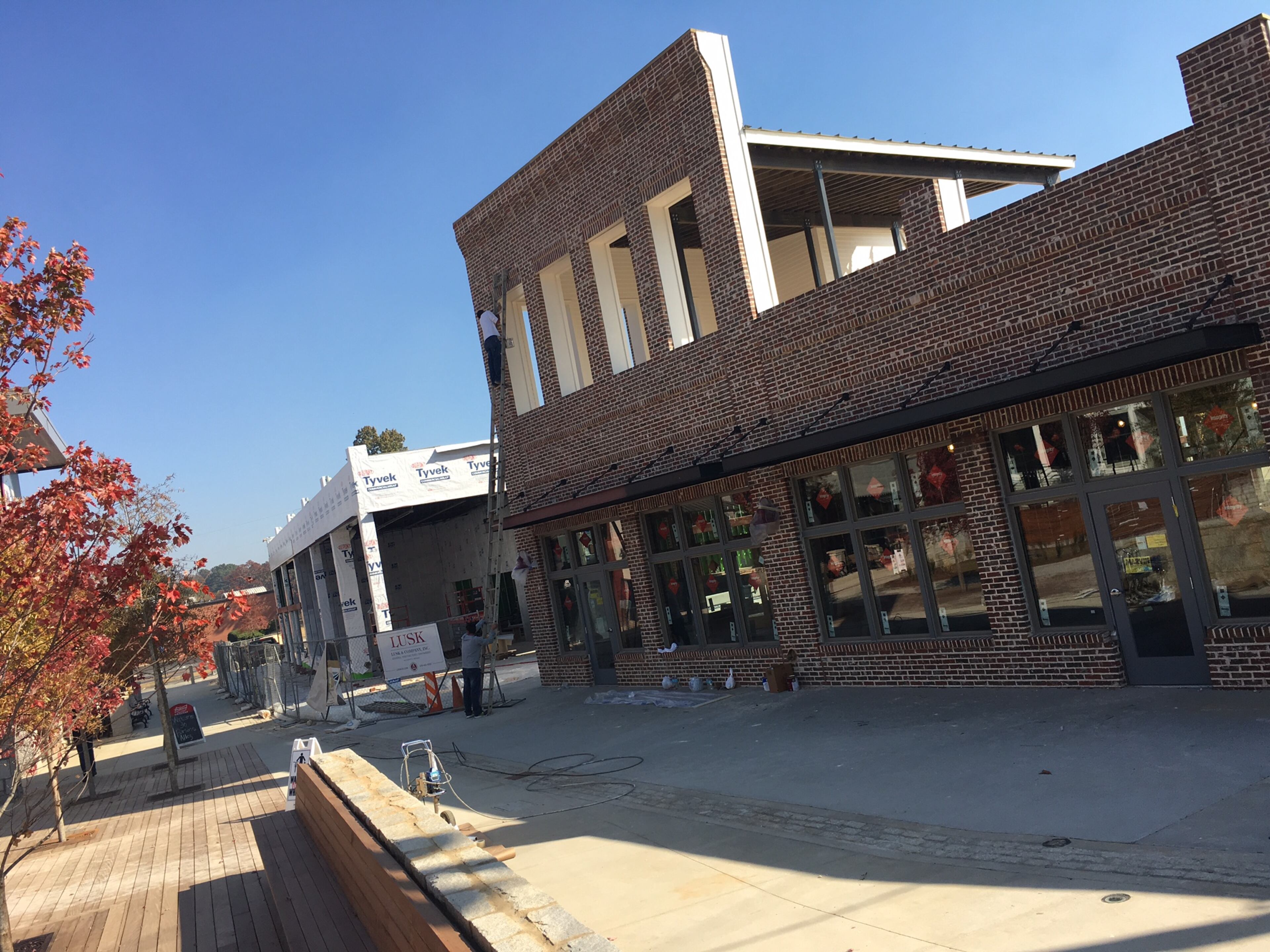 Part of Duluth's budding Parsons Alley development, as seen on Nov. 17, 2016. TYLER ESTEP / TYLER.ESTEP@AJC.COM