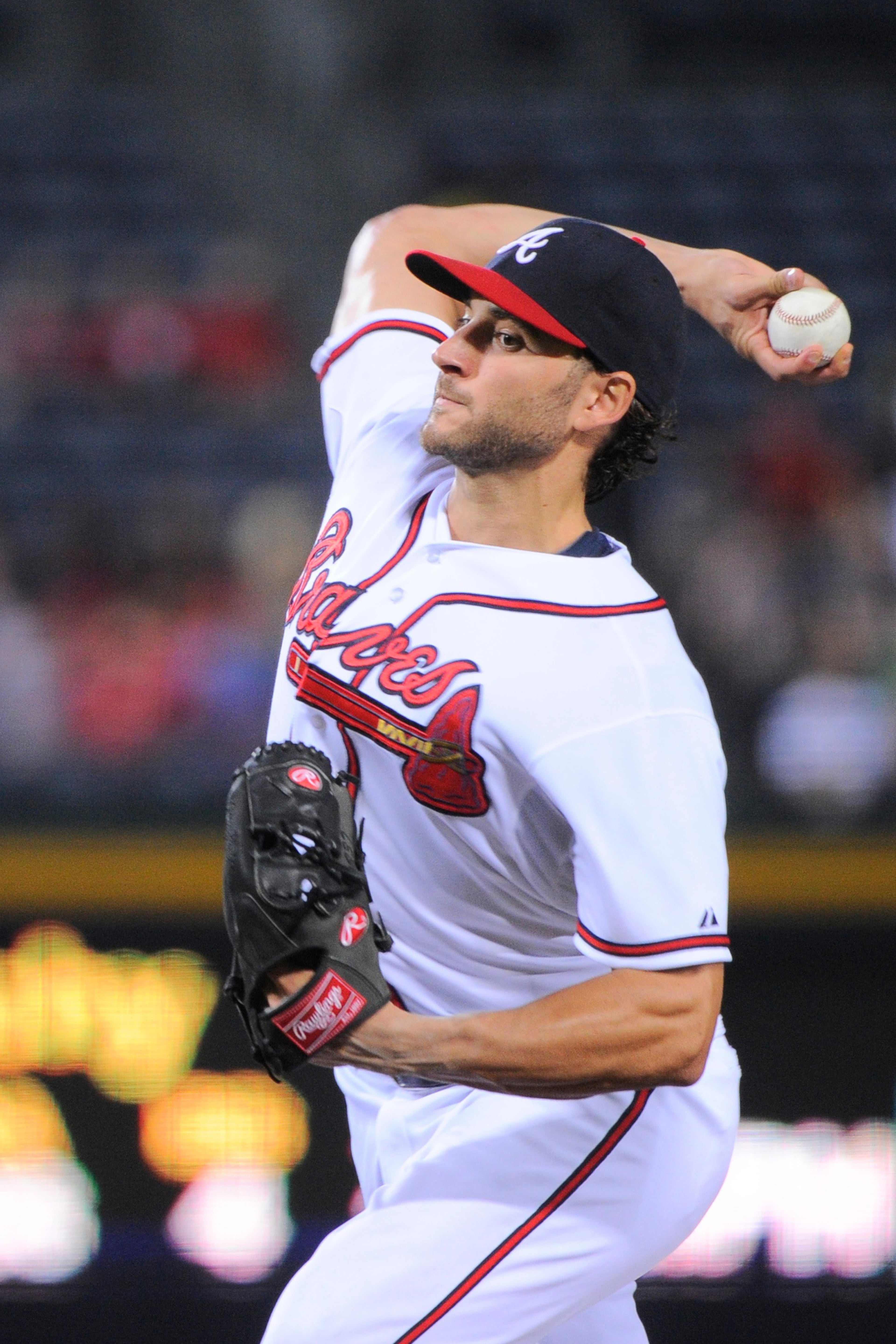 Beachy on the mound against the Philadelphia Phillies in 2013.