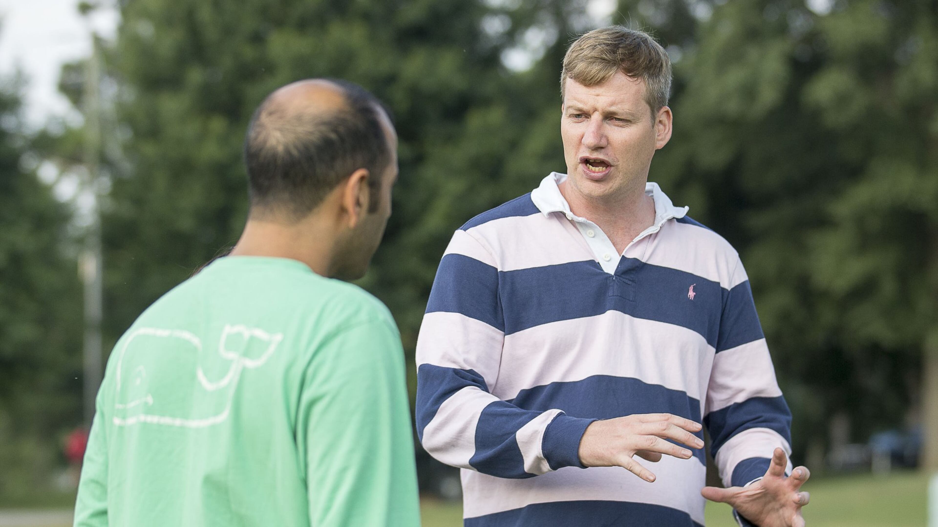 Indiana prosecutors dropped a theft charge against Atlanta Balloon Glow director Ricky Garvie (right), who staged a hot air balloon event in Piedmont Park in early August. ALYSSA POINTER / ALYSSA.POINTER@AJC.COM
