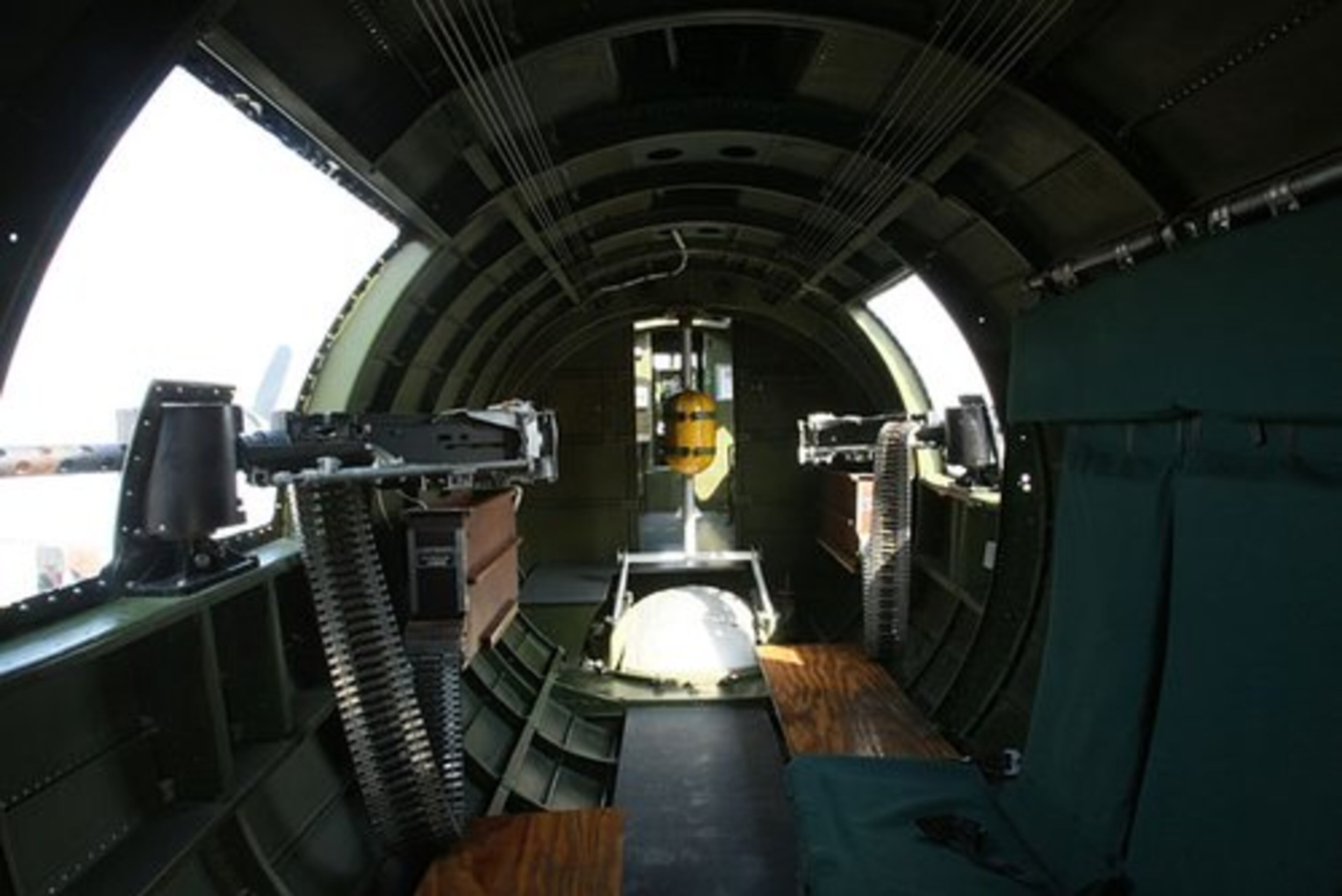 Nine passengers can fit on the Liberty Belle, which was also the size of the crews that Swift rode with.