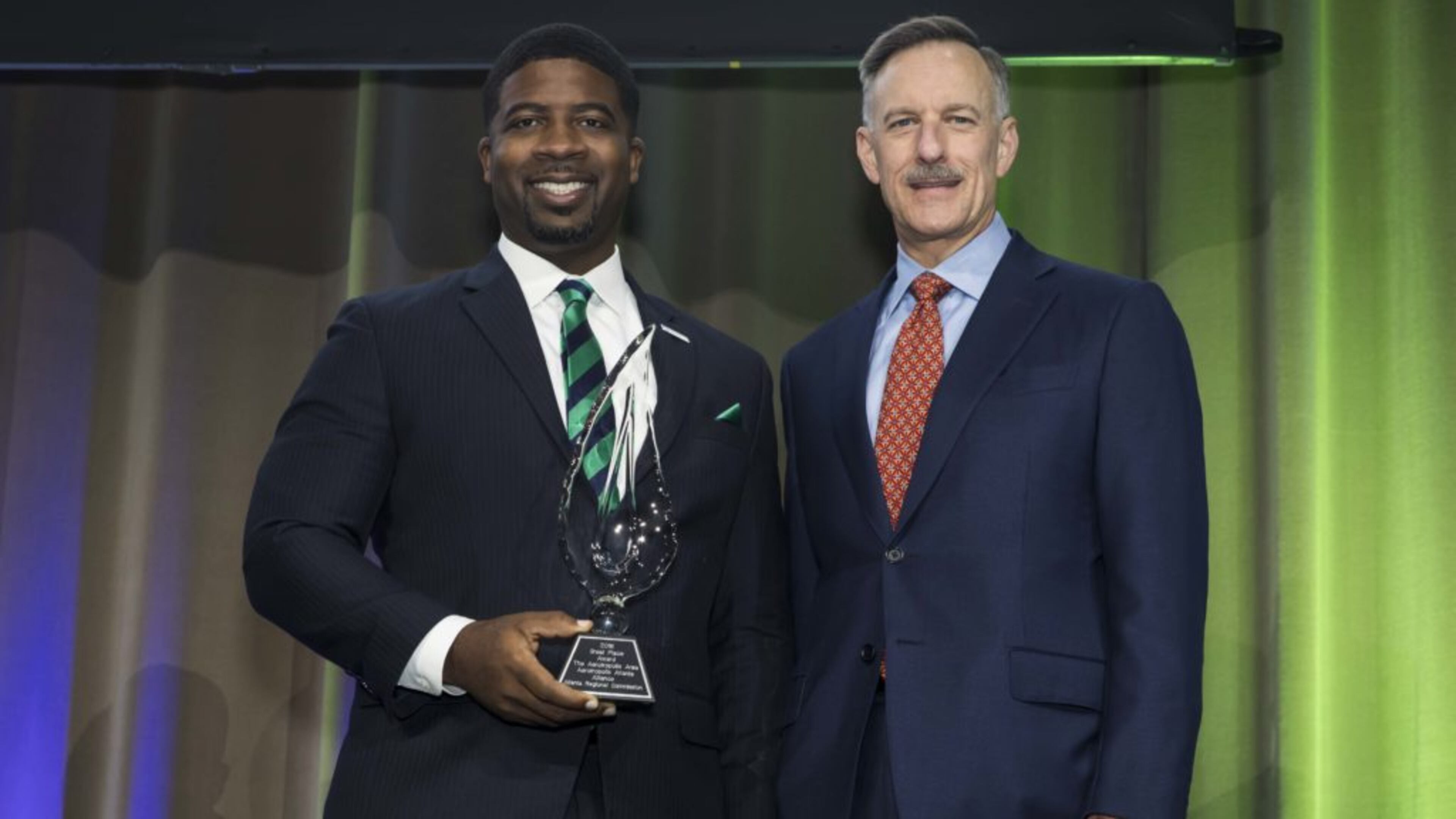 Aerotropolis Atlanta was presented with the “Great Place” award at the ARC breakfast on Nov. 2. CONTRIBUTED