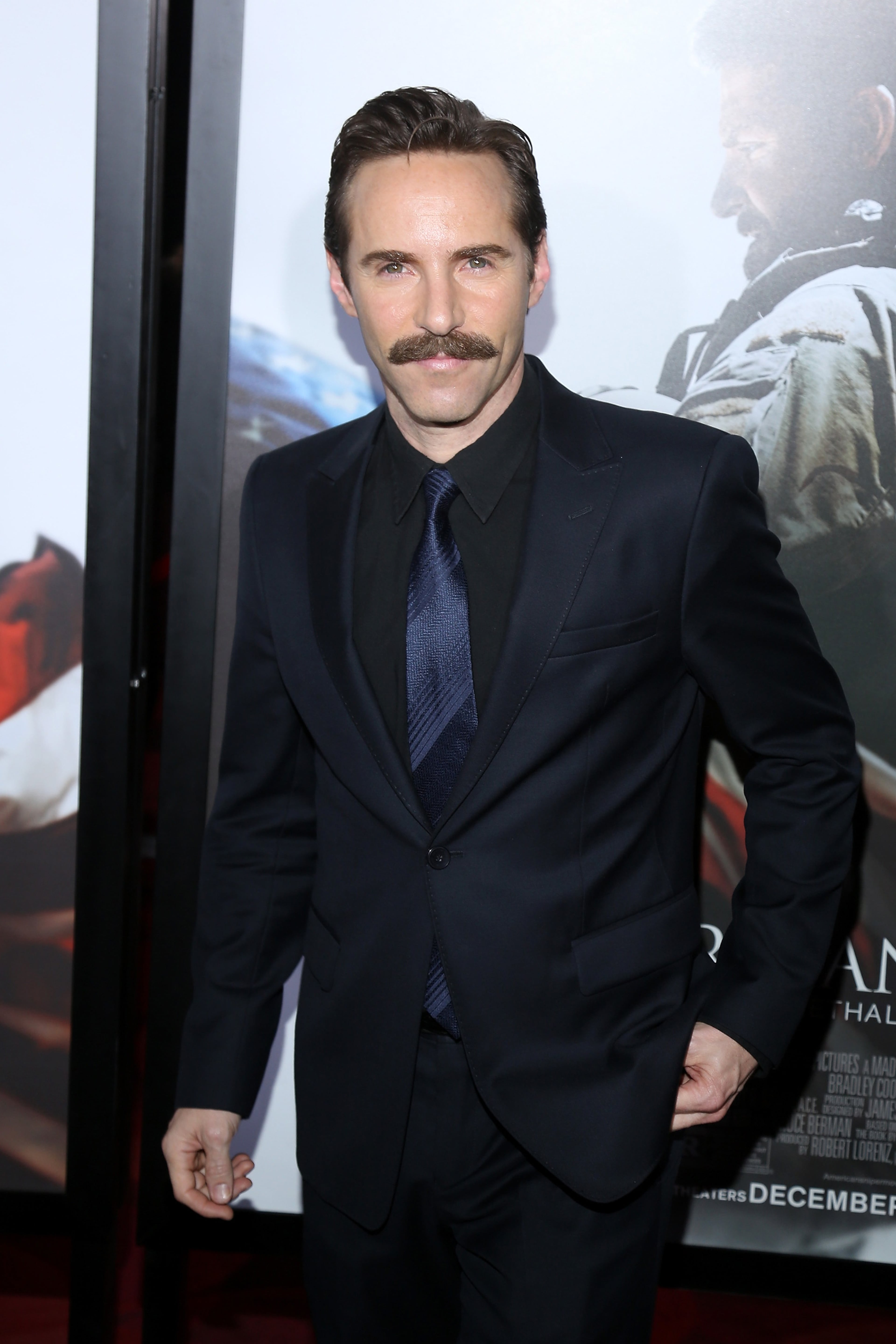 NEW YORK, NY - DECEMBER 15: Actor Alessandro Nivola arrives at the "American Sniper" New York Premiere at Frederick P. Rose Hall, Jazz at Lincoln Center on December 15, 2014 in New York City. (Photo by Rob Kim/Getty Images)
