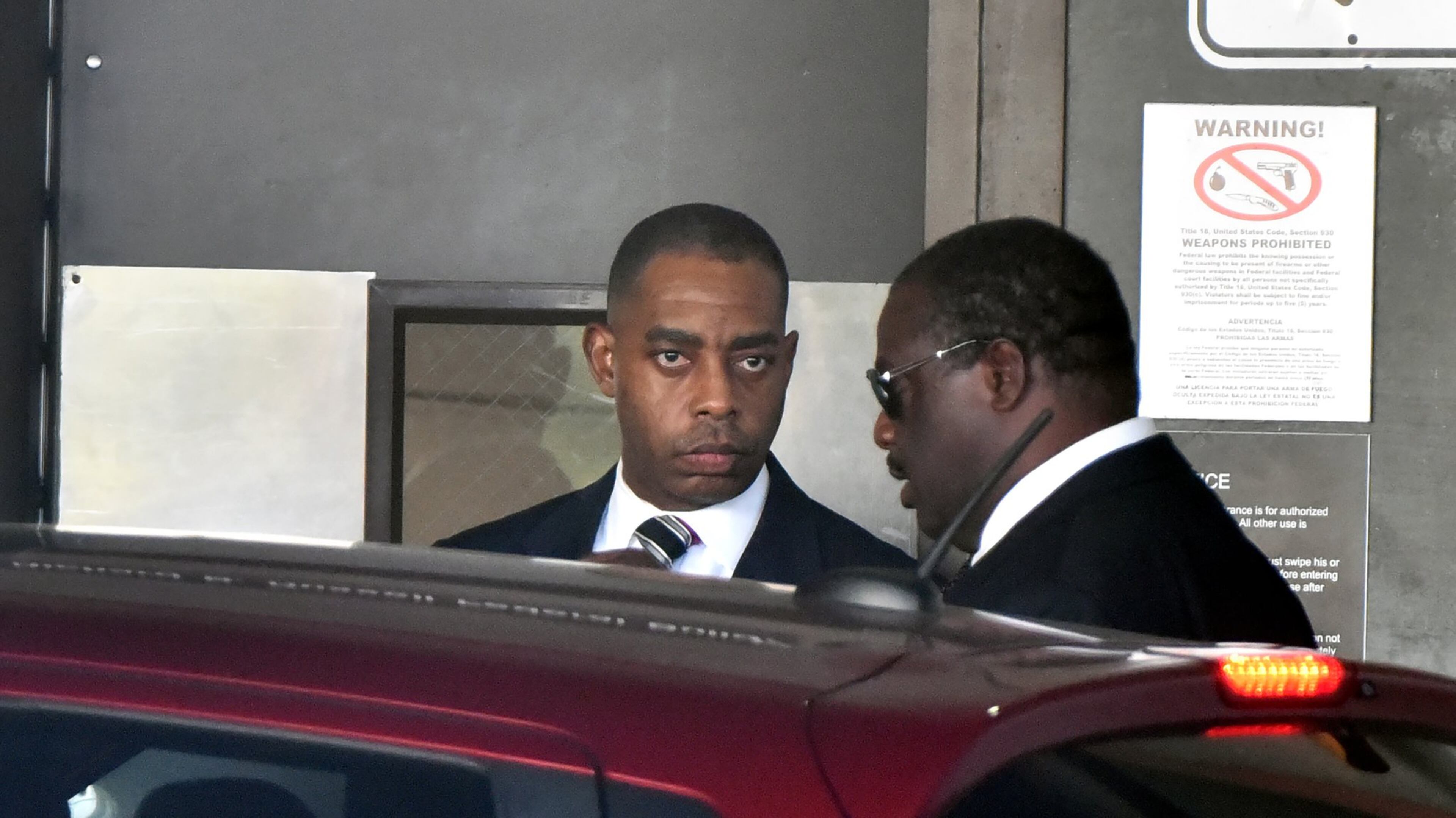 Atlanta’s former chief purchasing officer, Adam Smith (left), leaves the federal courthouse in September afte pleading guilty to accepting more than $30,000 in bribes from an unnamed city vendor. That plea has roiled the race to succeed Atlanta Mayor Kasim Reed. HYOSUB SHIN / HSHIN@AJC.COM