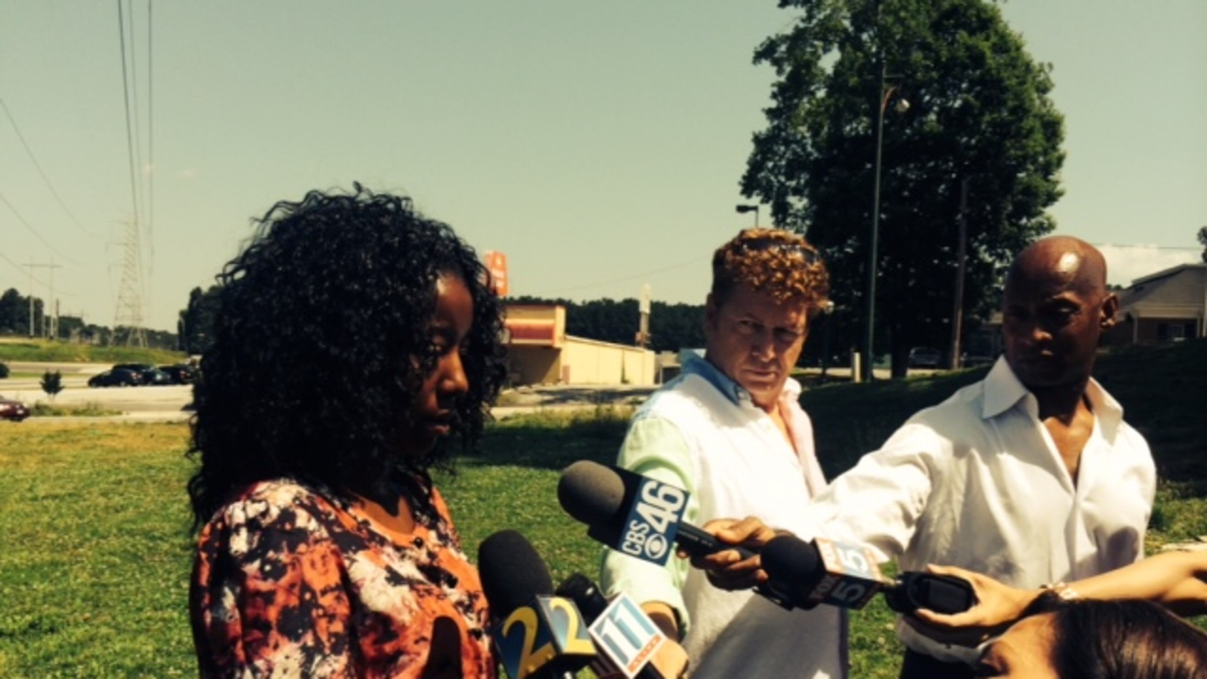 Ricketta Moore says she doesn’t have the money to pay for the funeral of her husband’s funeral, who was killed by a stray bullet last week