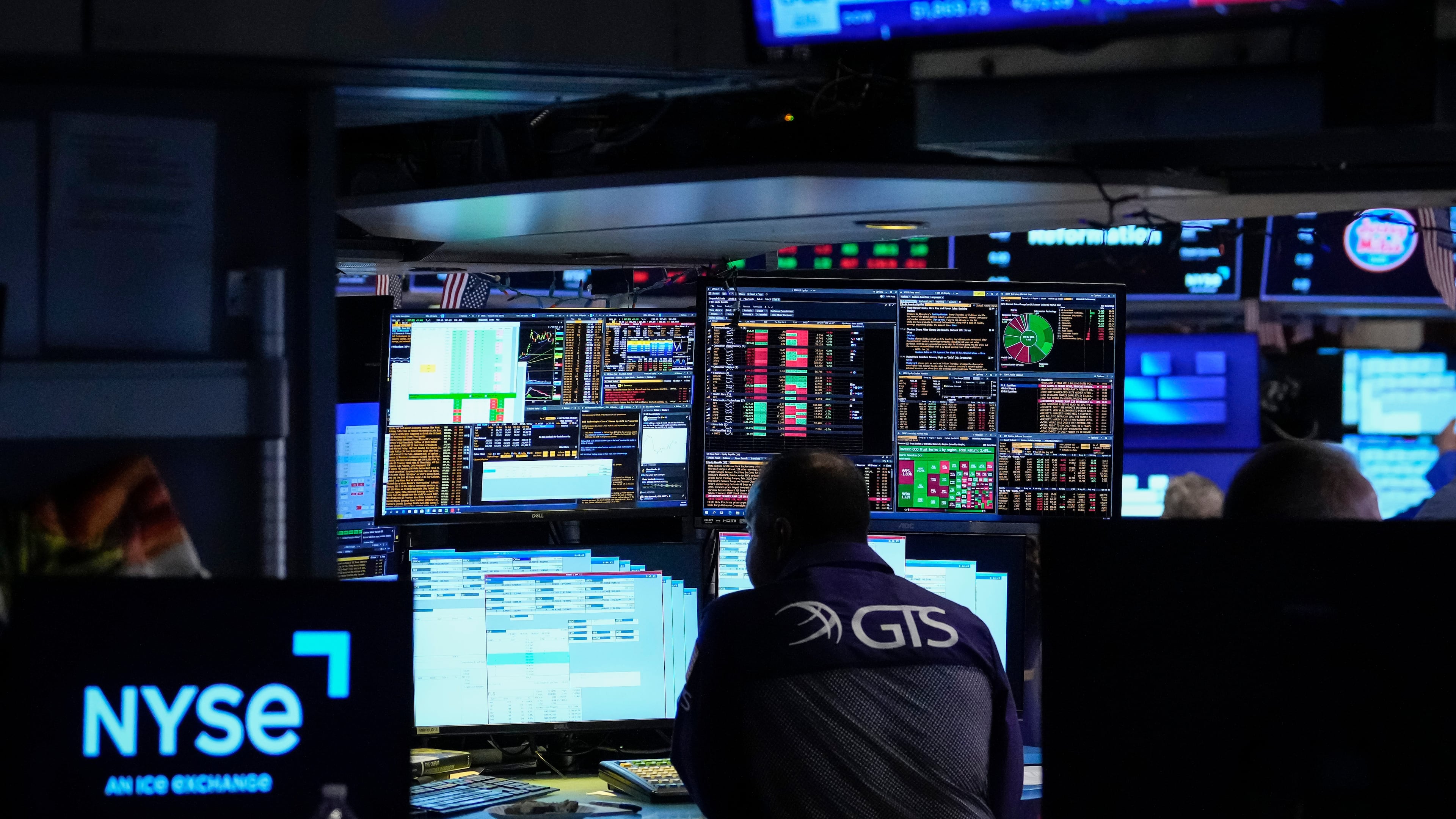 Specialist Dilip Patel works on the floor of the New York Stock Exchange, Thursday, July 30, 2026, in New York. (AP Photo/Yuki Iwamura)
