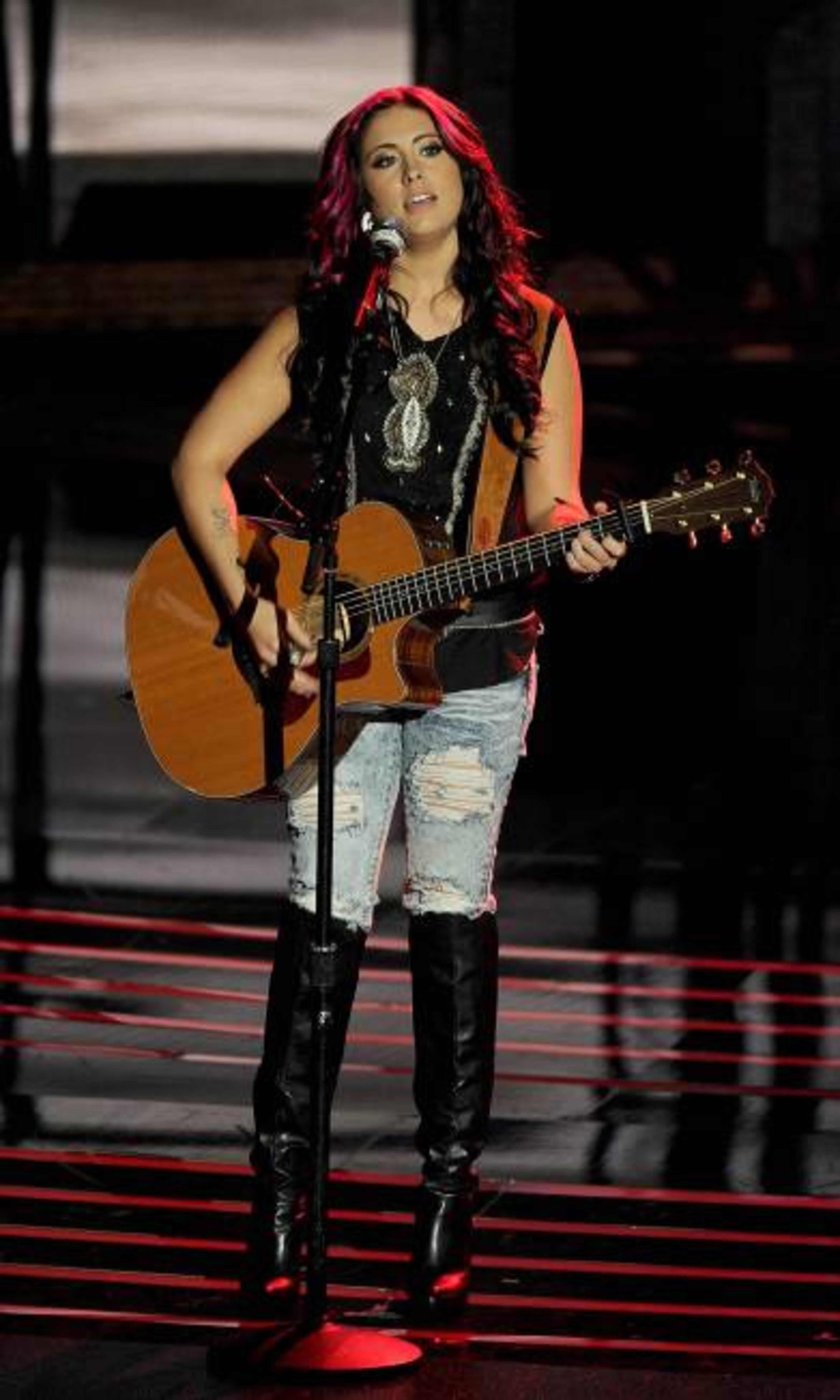 AMERICAN IDOL XIII: Jessica Meuse performs on AMERICAN IDOL XIII airing Wednesday, March 5 (8:00-10:00 PM ET / PT) on FOX. CR: Frank Micelotta / FOX. Copyright 2014 / FOX Broadcasting.