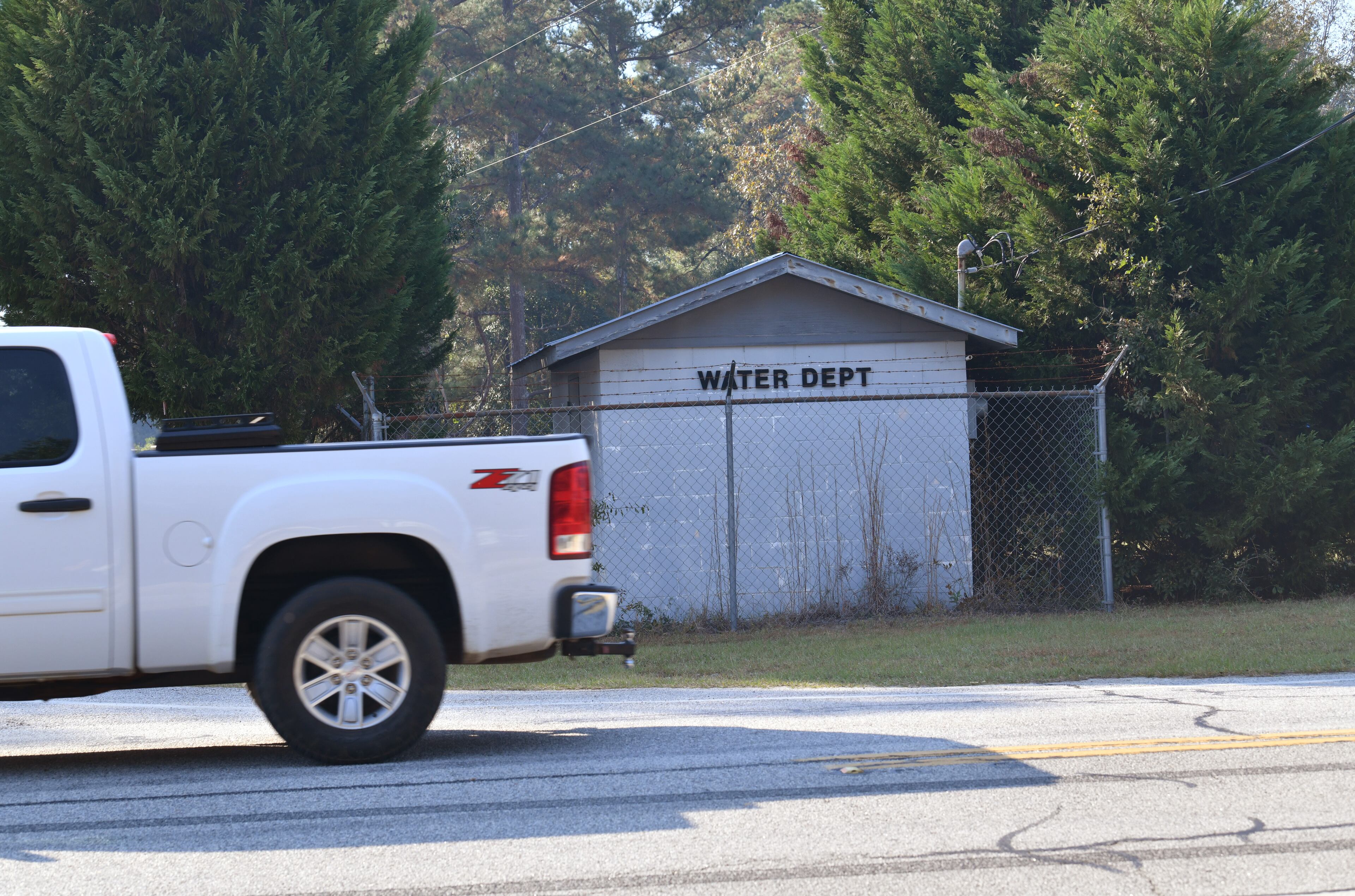 The tiny water department in Edgehill, the smallest incorporated city in Georgia. Water service, tied to the city's two wells, is the primary official service provided by the municipality, though there are hopes to eventually create a city park. (Hyosub Shin / Hyosub.Shin@ajc.com)