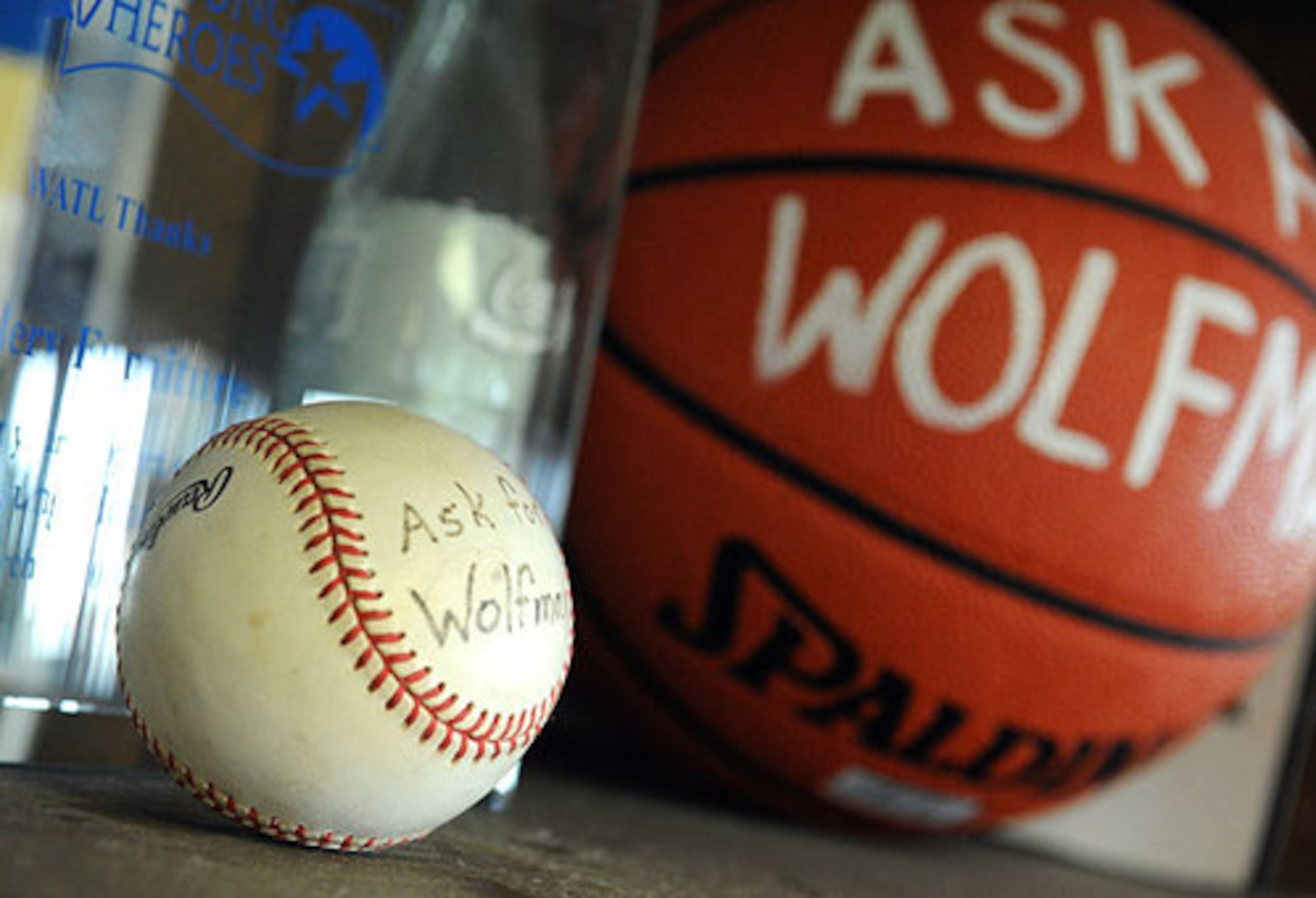 There were Atlanta Braves games during the '80s when it seemed there were more "Donna and the Wolfman" ads on the telecast than there were people in the stadium. These are some of the souvenirs Anderson collected.