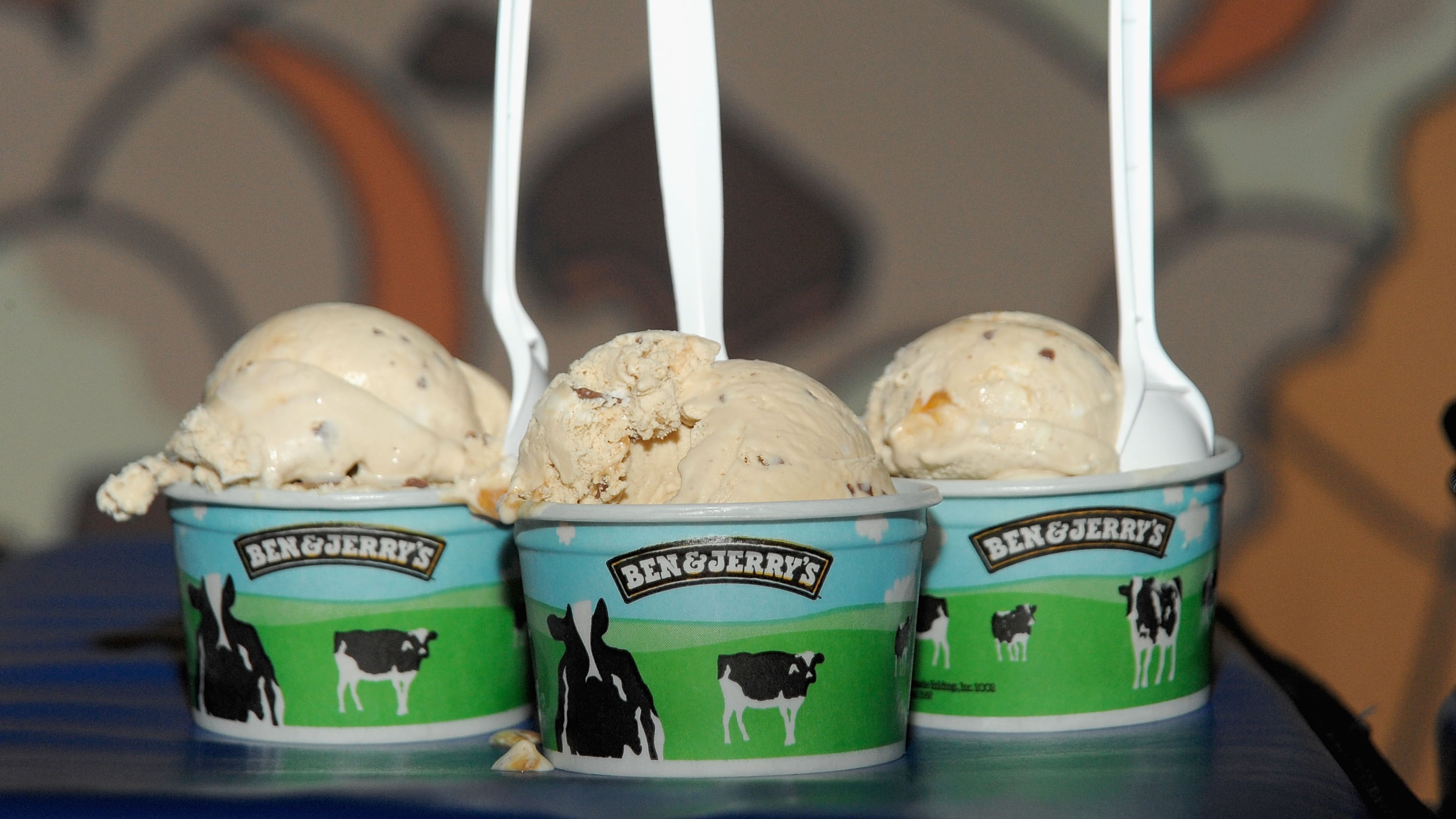 NEW YORK - APRIL 19: Ben & Jerry's Bonnaroo Buzz Ice Cream at the Ben & Jerry's and Bonnaroo - new flavor party at Bowery Ballroom on April 19, 2010 in New York City. (Photo by Jamie McCarthy/Getty Images for Ben & Jerry's)