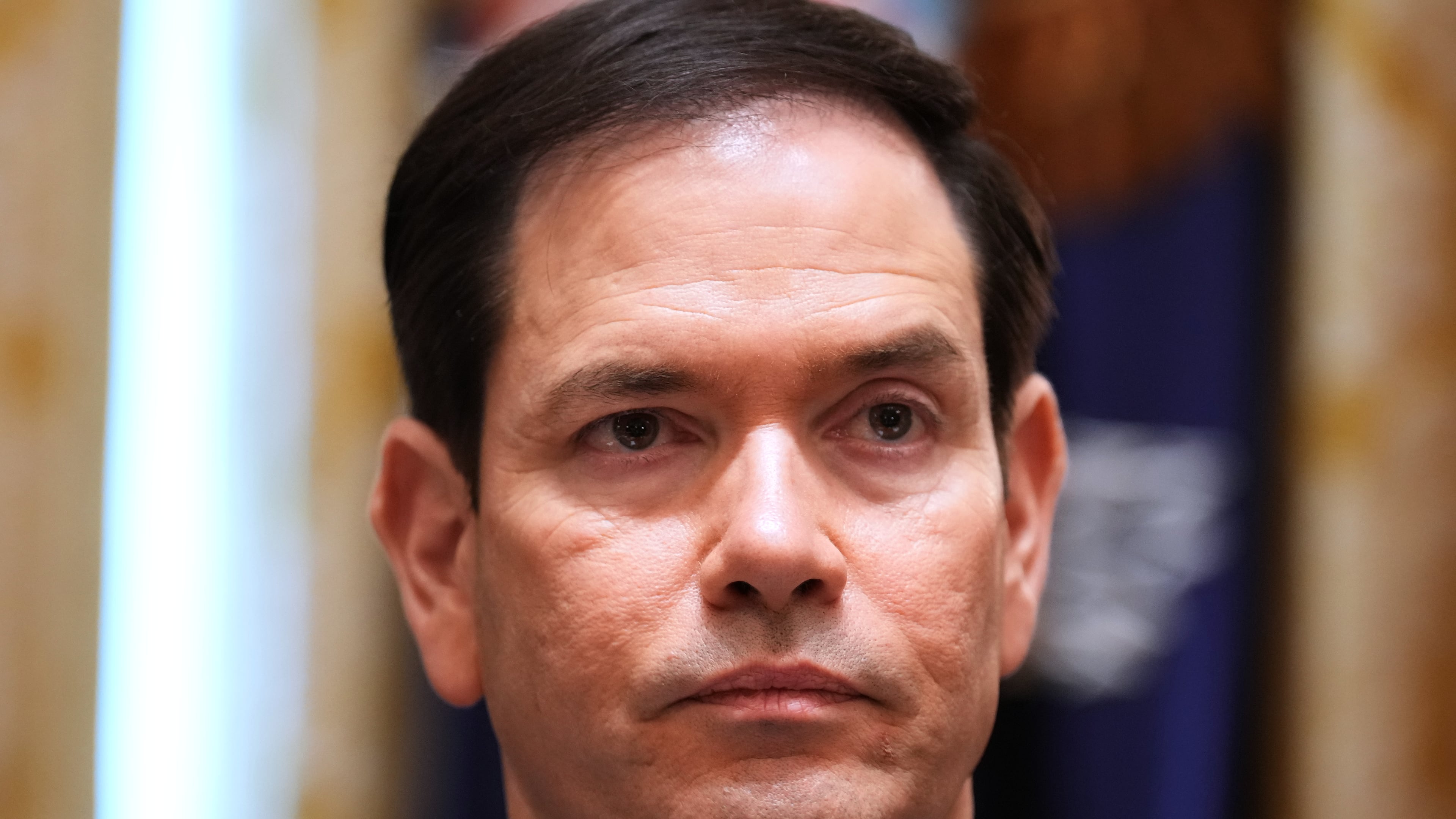Secretary of State Marco Rubio attends a Cabinet meeting at the White House, Wednesday, May 27, 2026, in Washington. (AP Photo/Jacquelyn Martin)