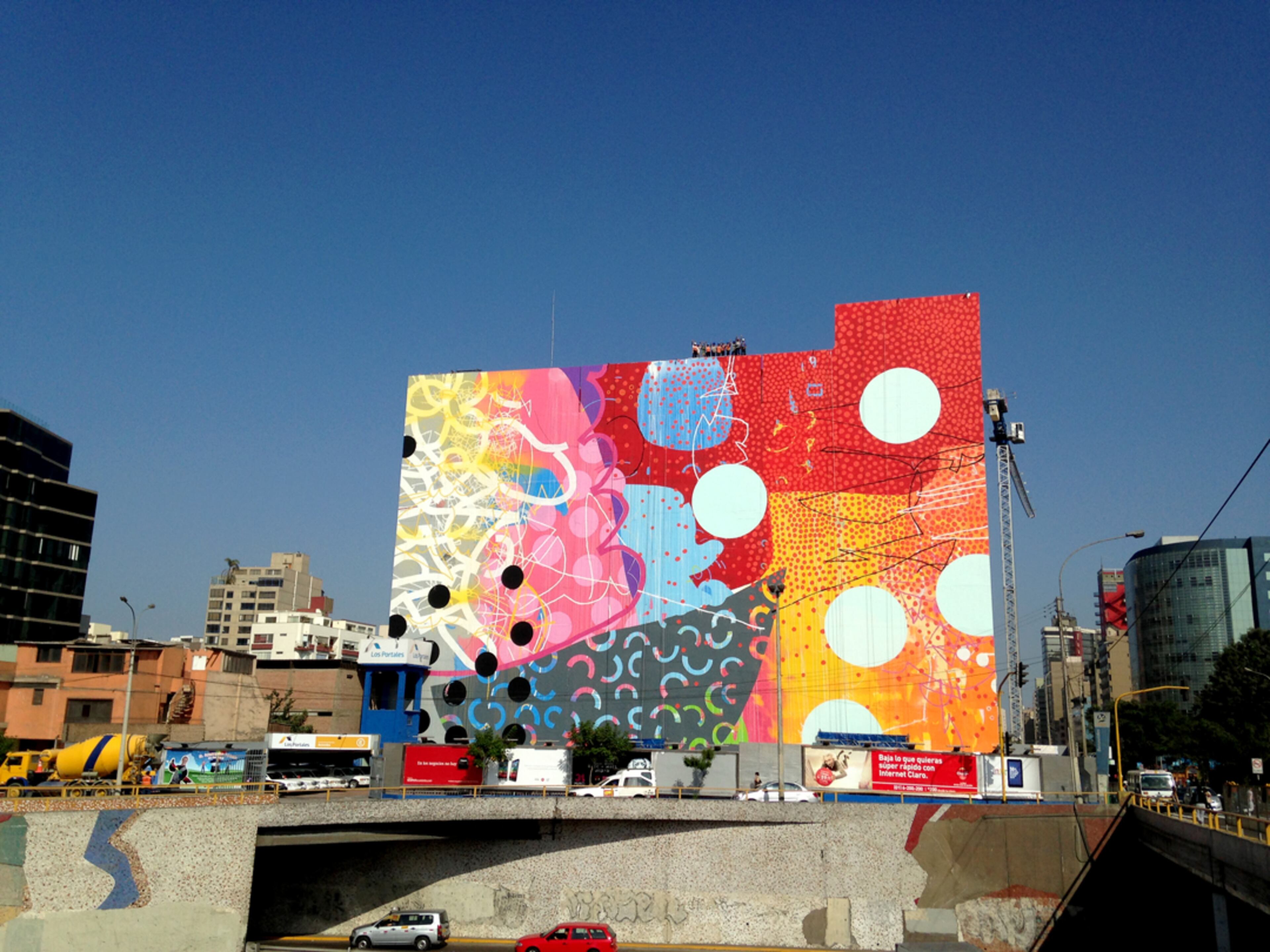 A mural by Hense (Alex Brewer) in Lima, Peru. The artist recently painted a full-building mural for the Westside Cultural Arts Center in Midtown Atlanta. He is creating a gallery wall mural for High Museum of Art exhibit "Drawing Inside the Perimeter, " running June 29 through Sept. 22. He's also is one of one of 41 metro artists whose exhibit drawings have been added to the High Museum's permanent collection and are included in the exhibit.