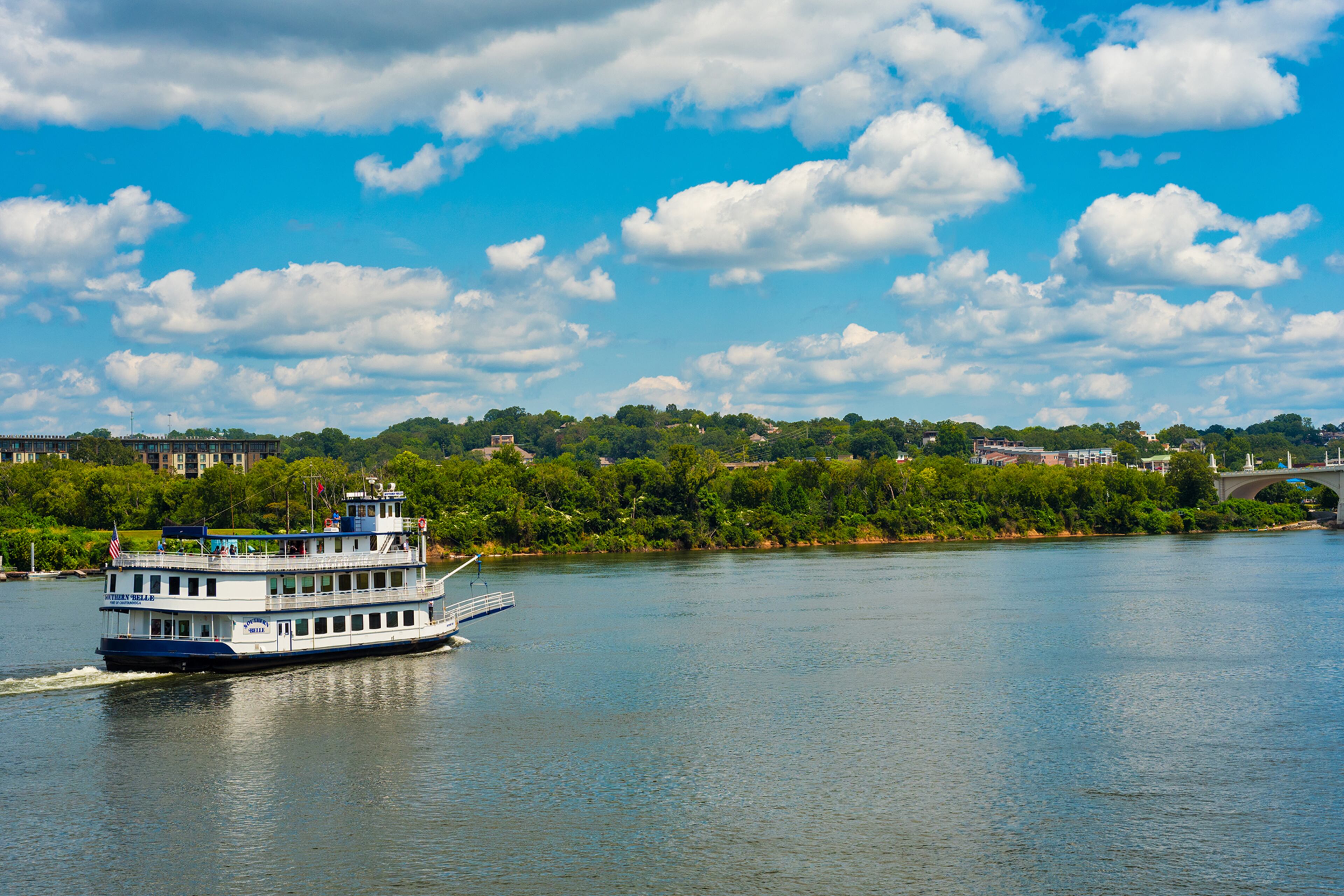 Take a riverboat cruise and enjoy unobstructed views of views in Chattanooga.
Courtesy of Visit Chattanooga