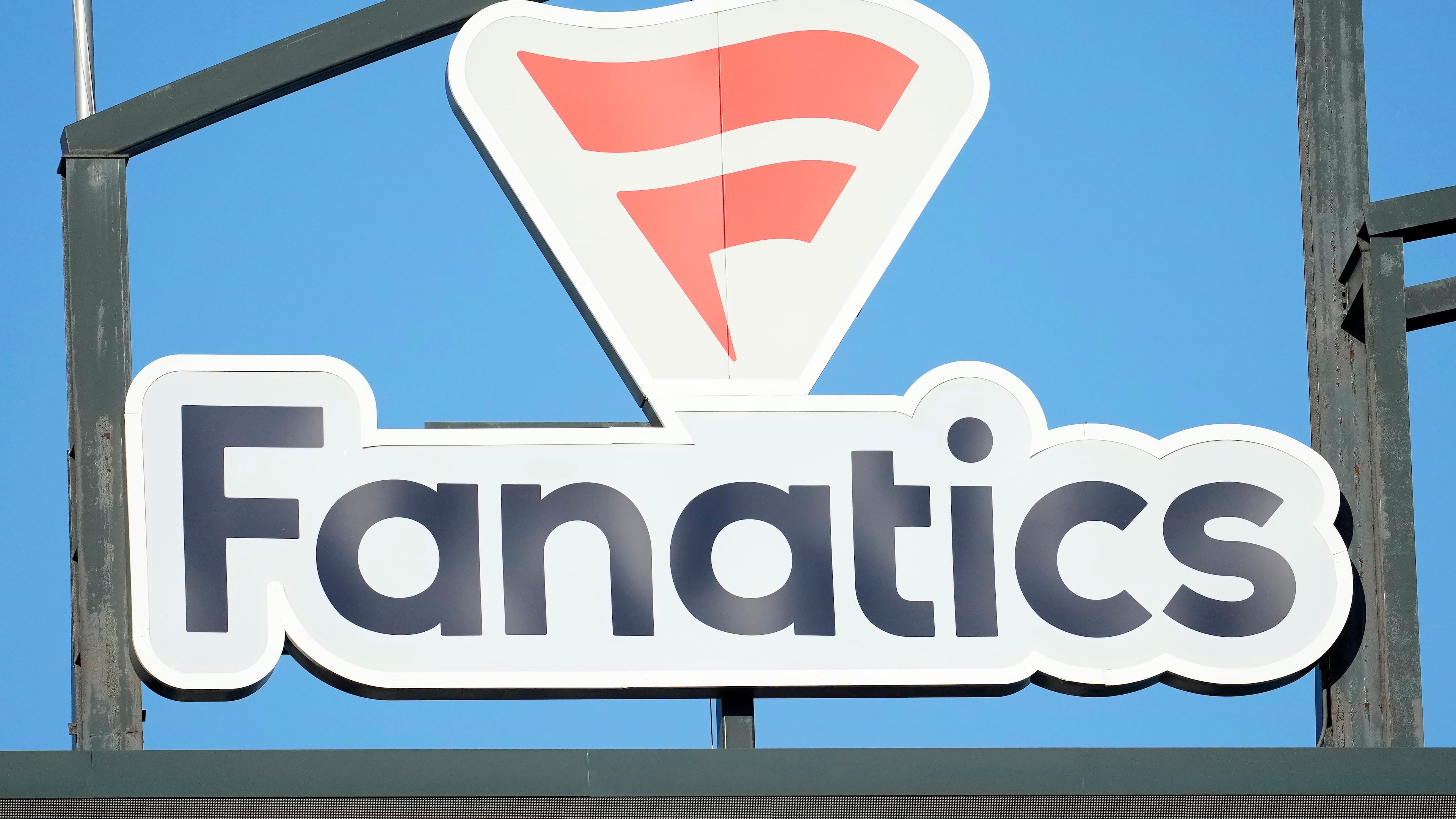 FILE - A Fanatics sign appears at Oracle Park during a baseball game between the San Francisco Giants and the San Diego Padres in San Francisco on June 19, 2023. (AP Photo/Jeff Chiu, File)