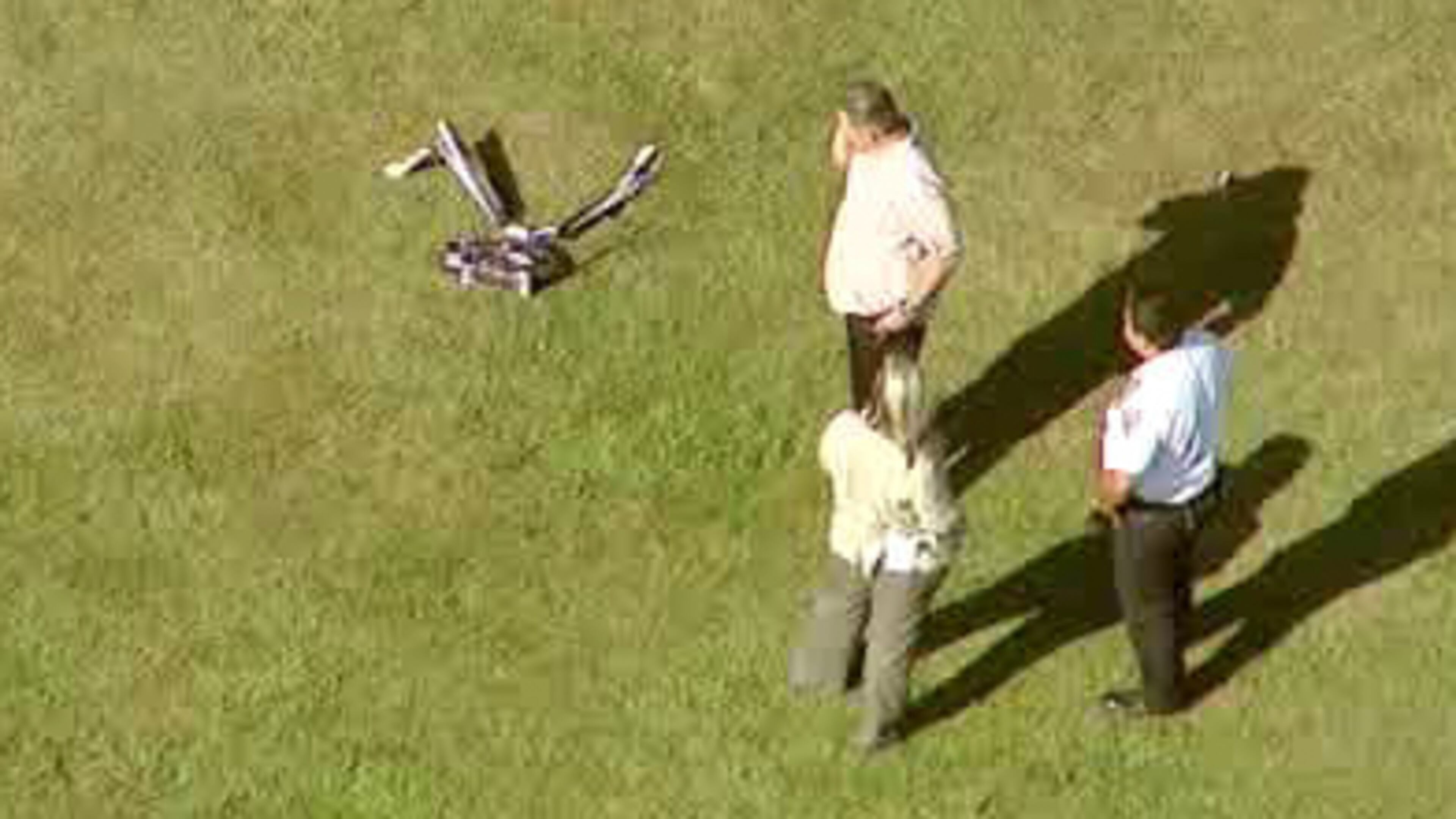 A 19-year-old operating a remote control chopper in New York City was struck in the head, dying at the scene.