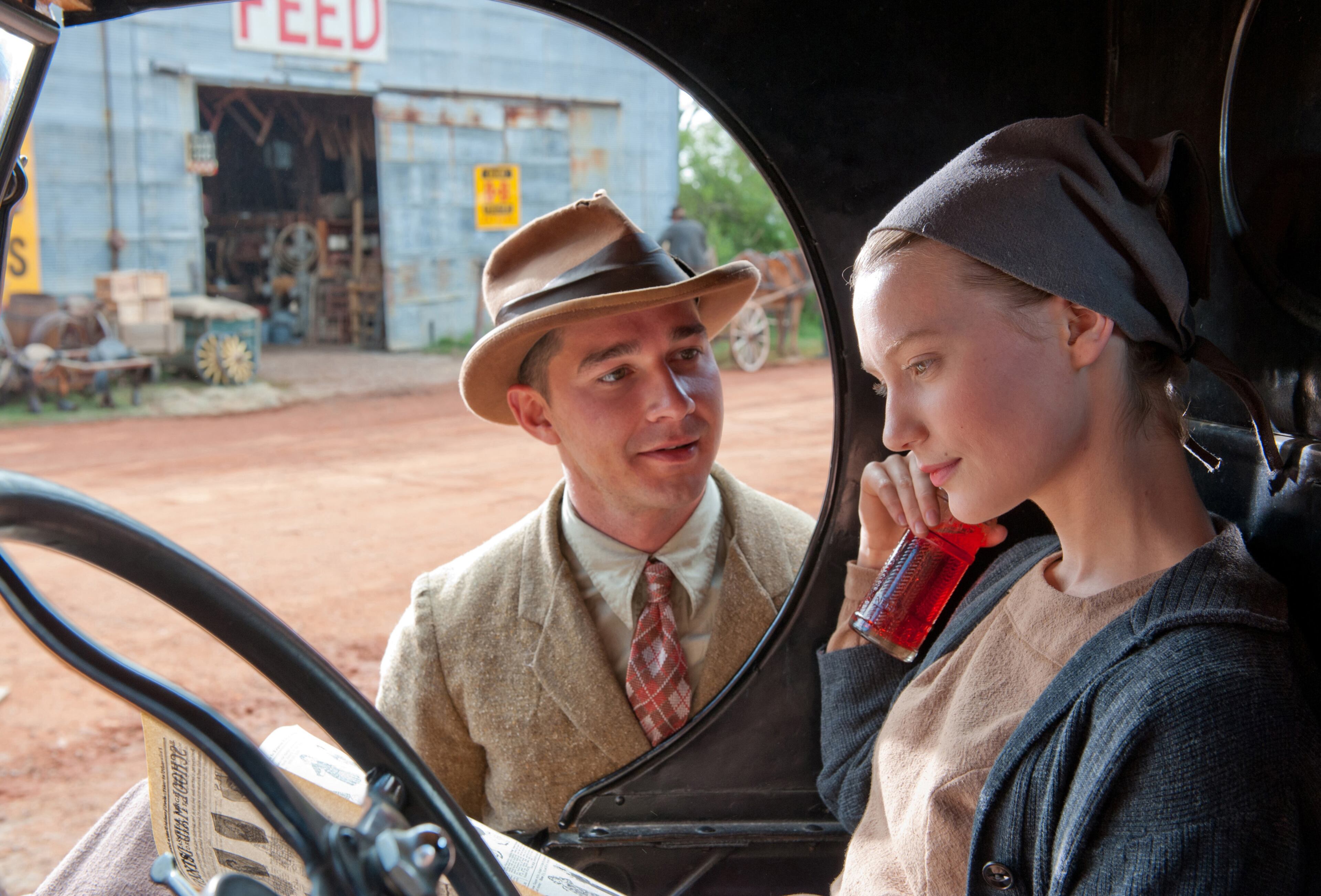 "Lawless," (2012): The Depression-era film starring Shia LaBeouf and Mia Wasikowska was filmed in several spots around Georgia including Newnan, Grantville, Haralson, LaGrange, Carroll County's McIntosh Park, and the Red Oak Creek Covered Bridge near Gay.
