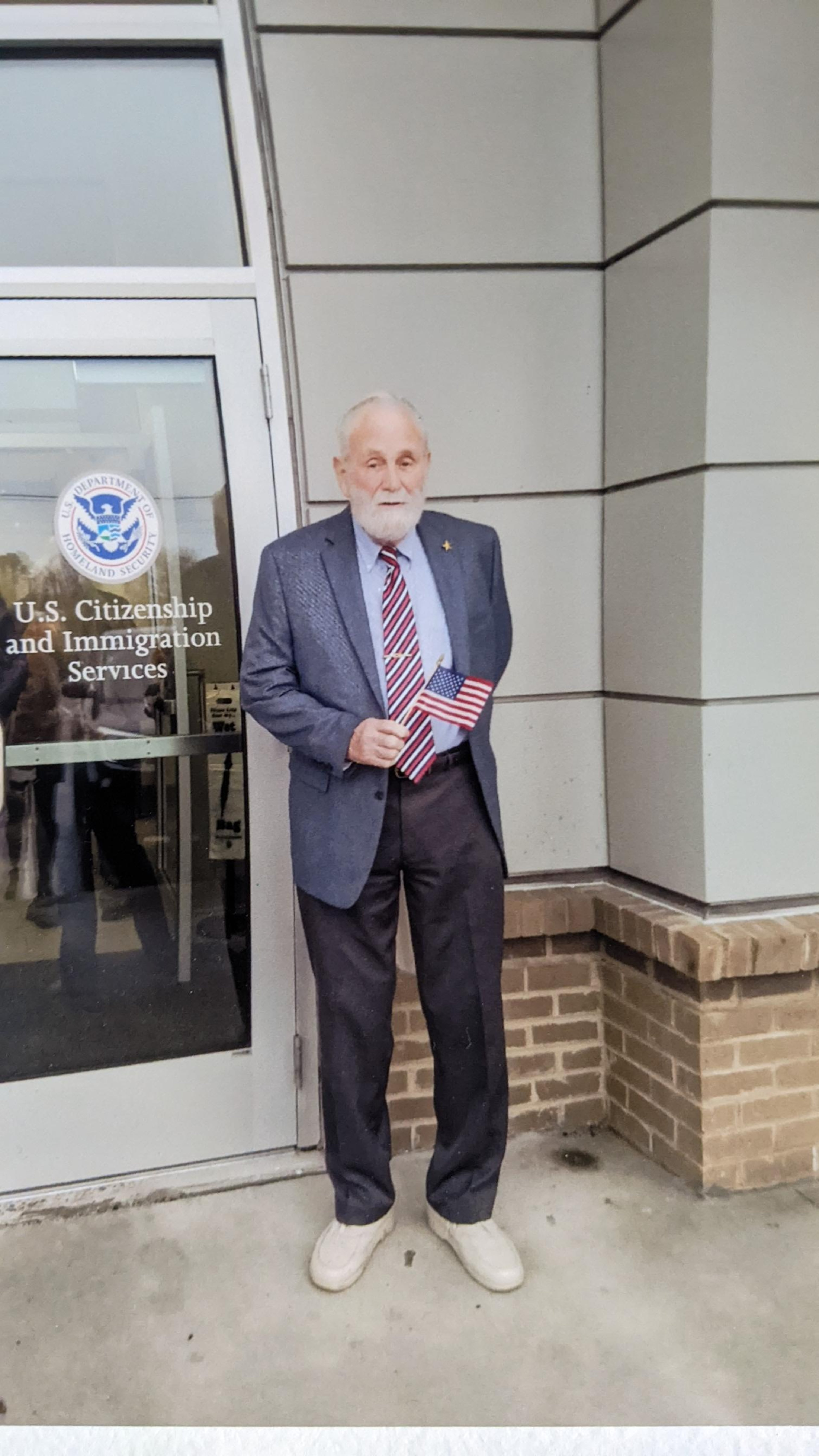 Trevor Shattuck emigrated from Australia at 4 years old. On Jan. 24, 2019, he became a U.S. citizen at 80. (Courtesy)