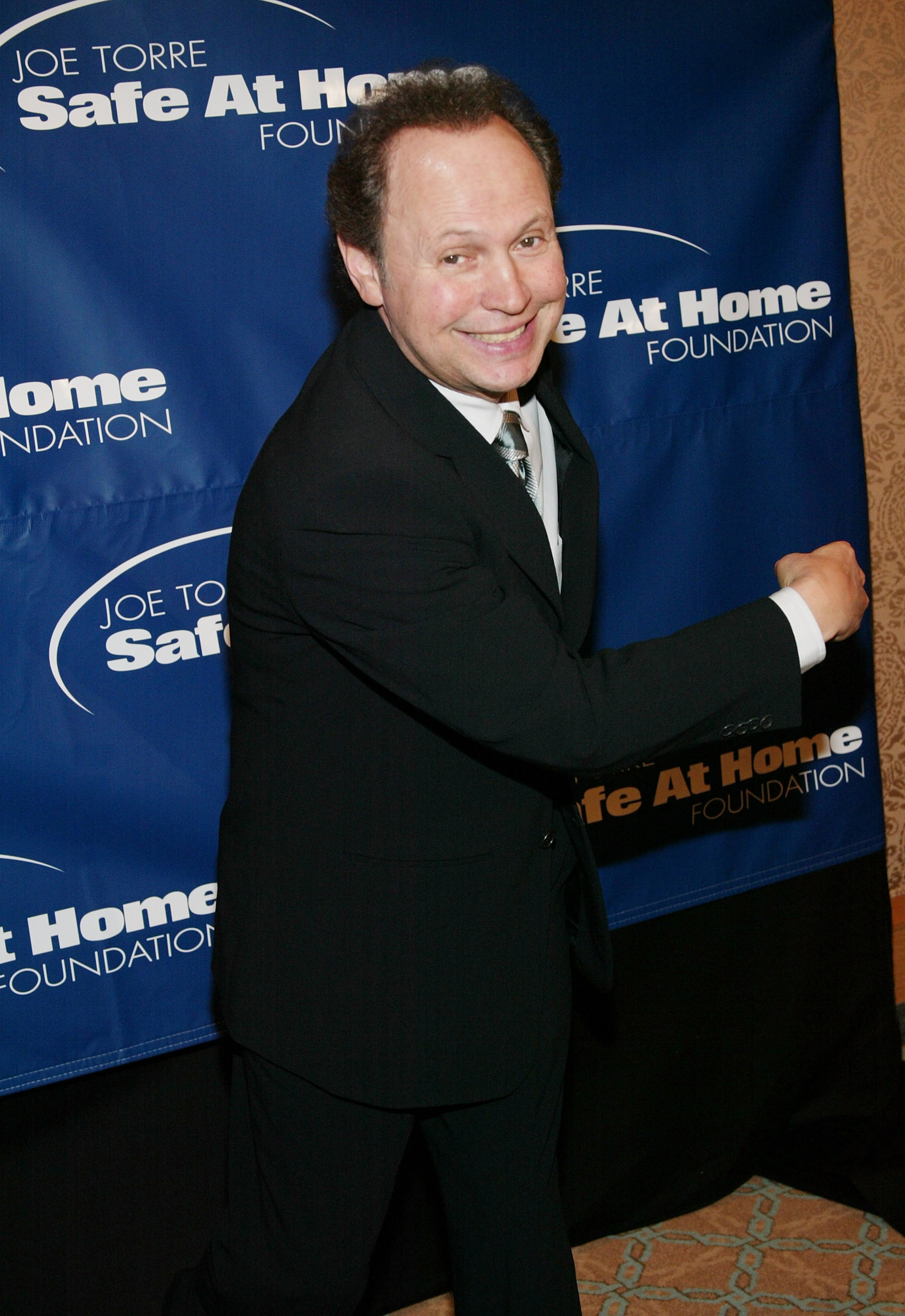 Billy Crystal attends The Joe Torre Safe At Home Foundation Gala fundraising dinner, founded by New York Yankees Manager Joe Torre, at the Ritz Carlton, Battery Park November 12, 2003 in New York City. (Photo by Evan Agostini/Getty Images)