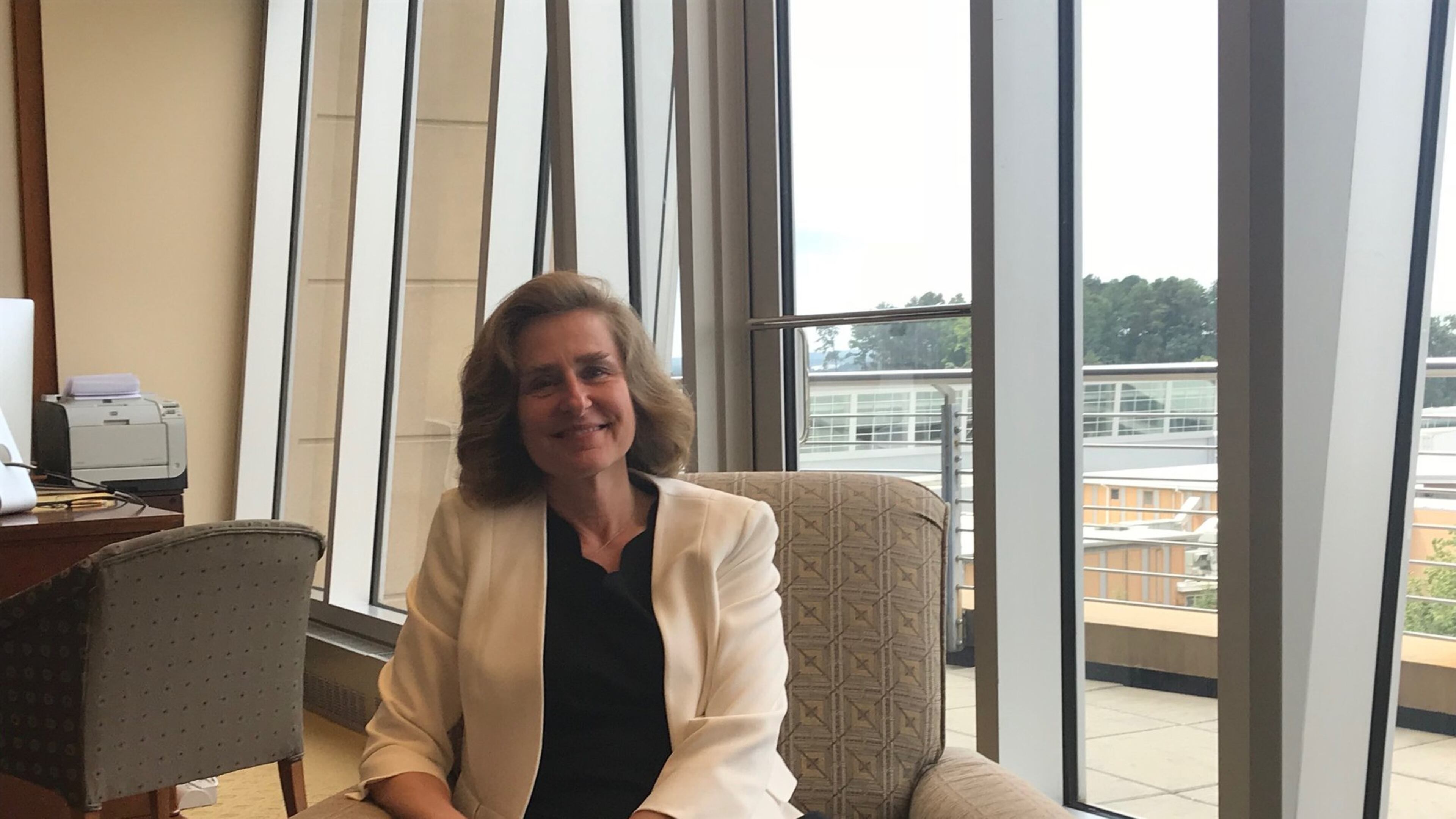 082118 - Kennesaw State University President Pamela Whitten in her office on the Kennesaw campus. Whitten is beginning her first semester as the university’s president. ERIC STIRGUS / ESTIRGUS@AJC.COM