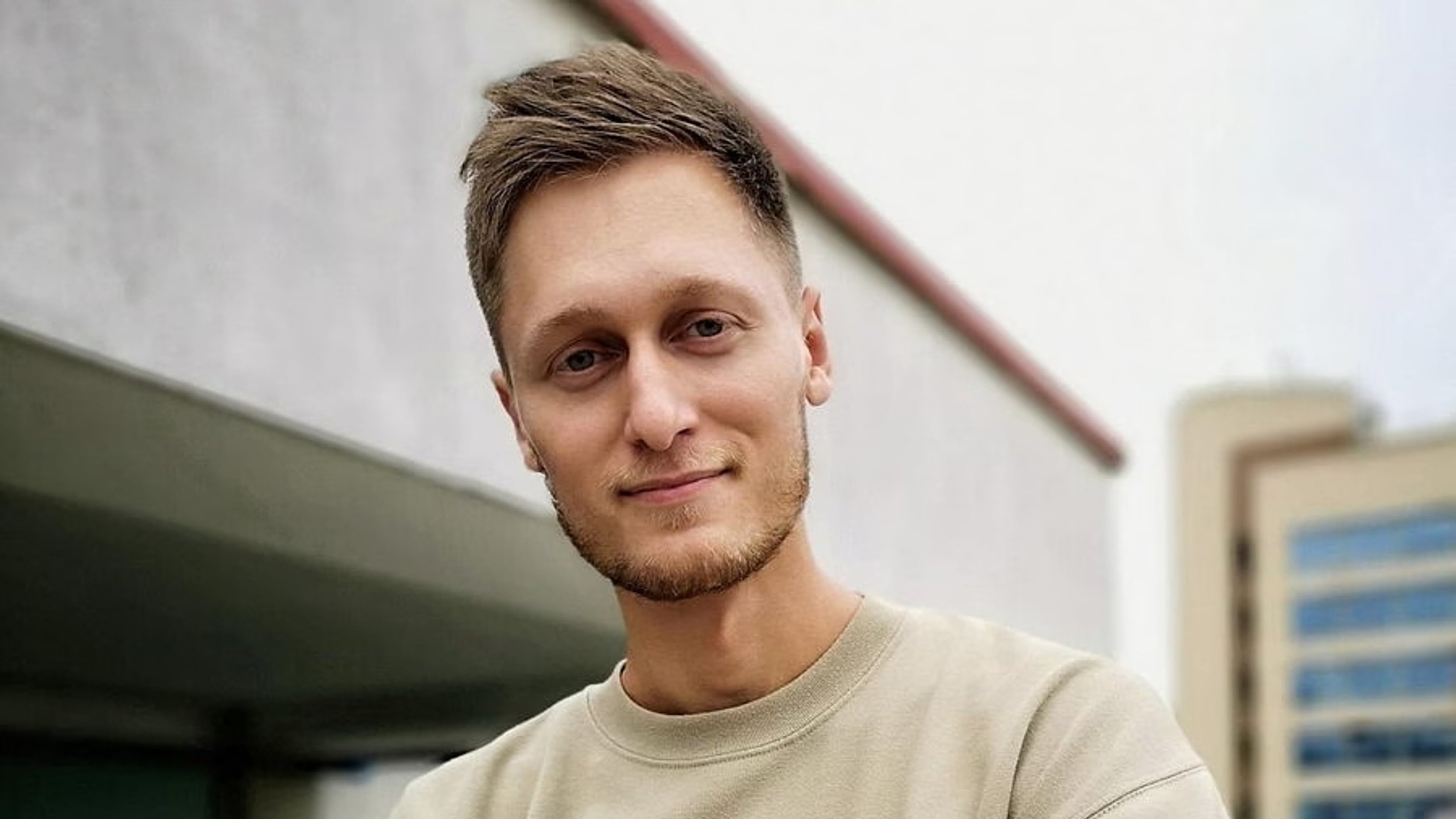 This undated photo provided by Belarusian Association of Journalists shows Belarusian journalist Pavel Dabravolski in Belarus, who was sentenced to nine years in prison on charges of treason. (Belarusian Association of Journalists via AP)