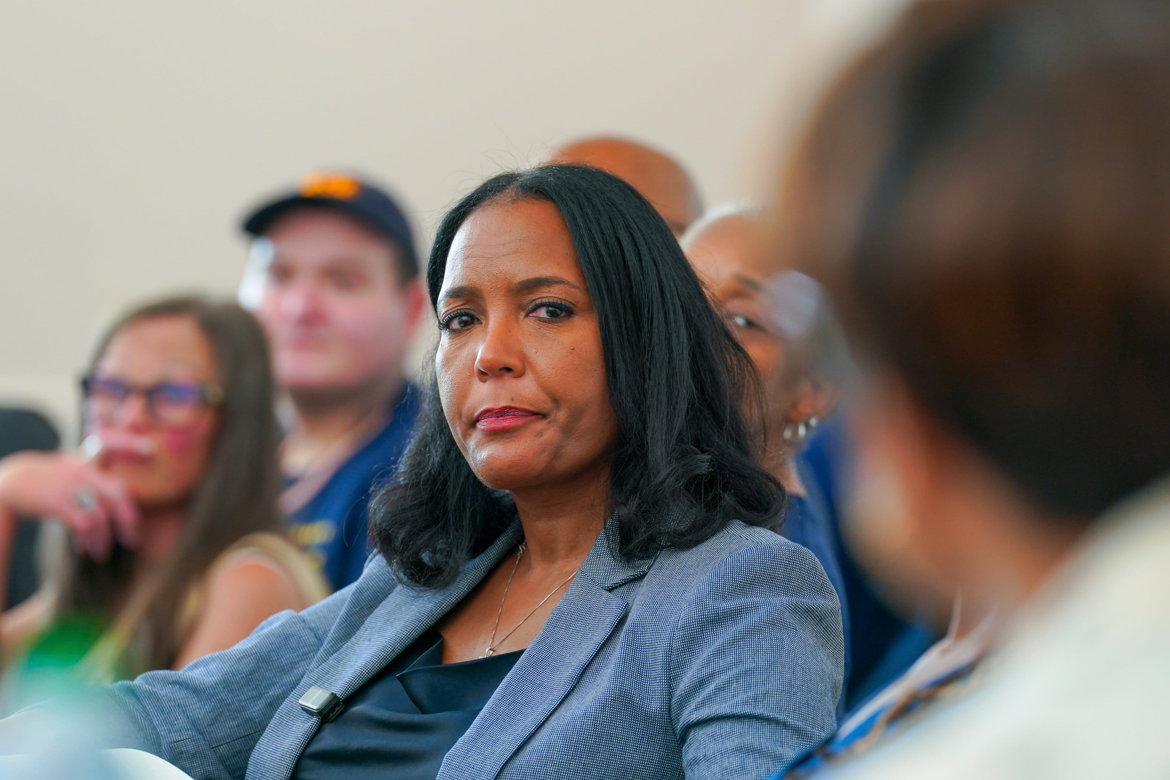 If Georgia gubernatorial candidate and former Atlanta Mayor Keisha Lance Bottoms wins the Democratic nod, she likely will lose the election, the writer says. (Matthew Pearson/WABE via AP)