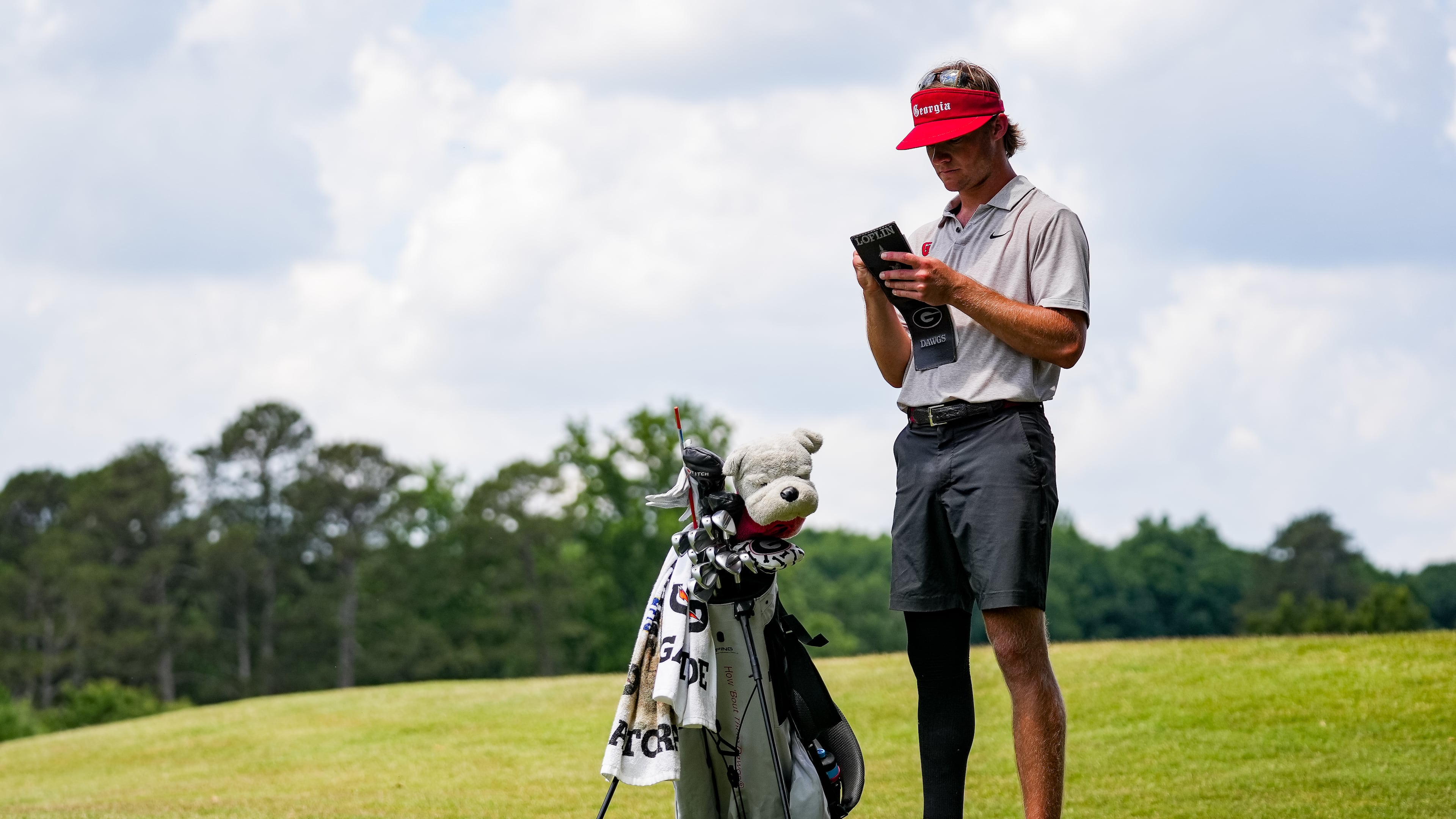 Georgia golfer Carter Loflin during the Athens regional of the 2026 NCAA Divison I Men’s Golf Championship at the UGA Golf Course in Athens, Ga., on Wednesday, May 20, 2026. (Tony Walsh/UGAAA)