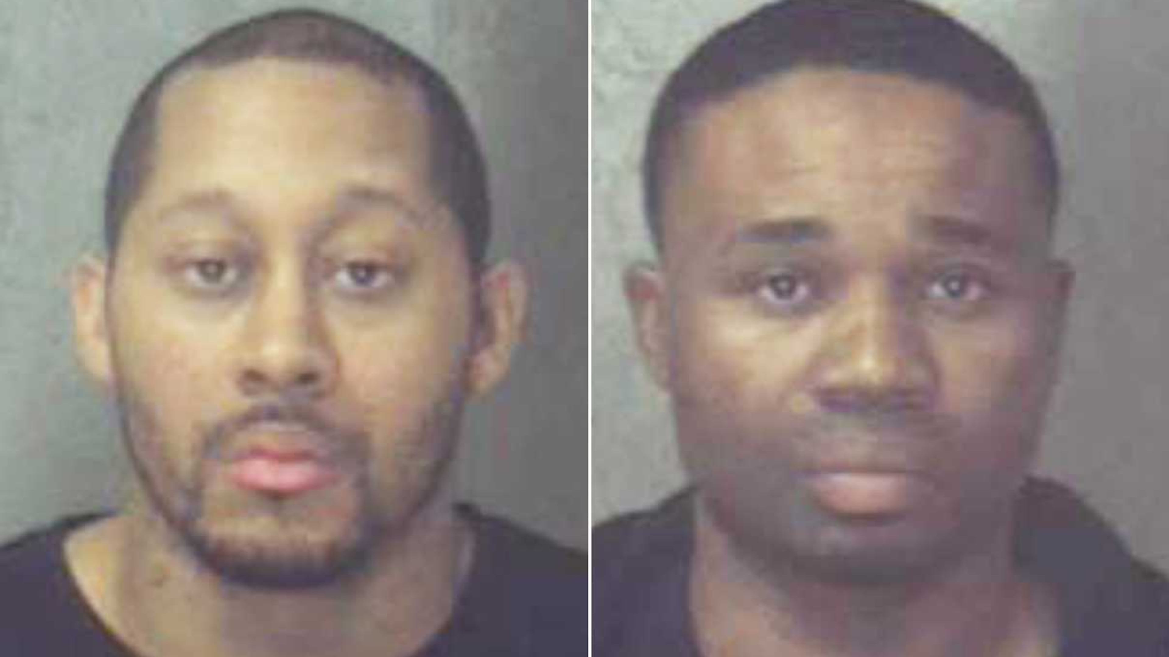 Kenan Griggs, left, and Ervin Woodyard are accused by DeKalb County police of sex trafficking after going to a hotel to meet a minor, according to records.