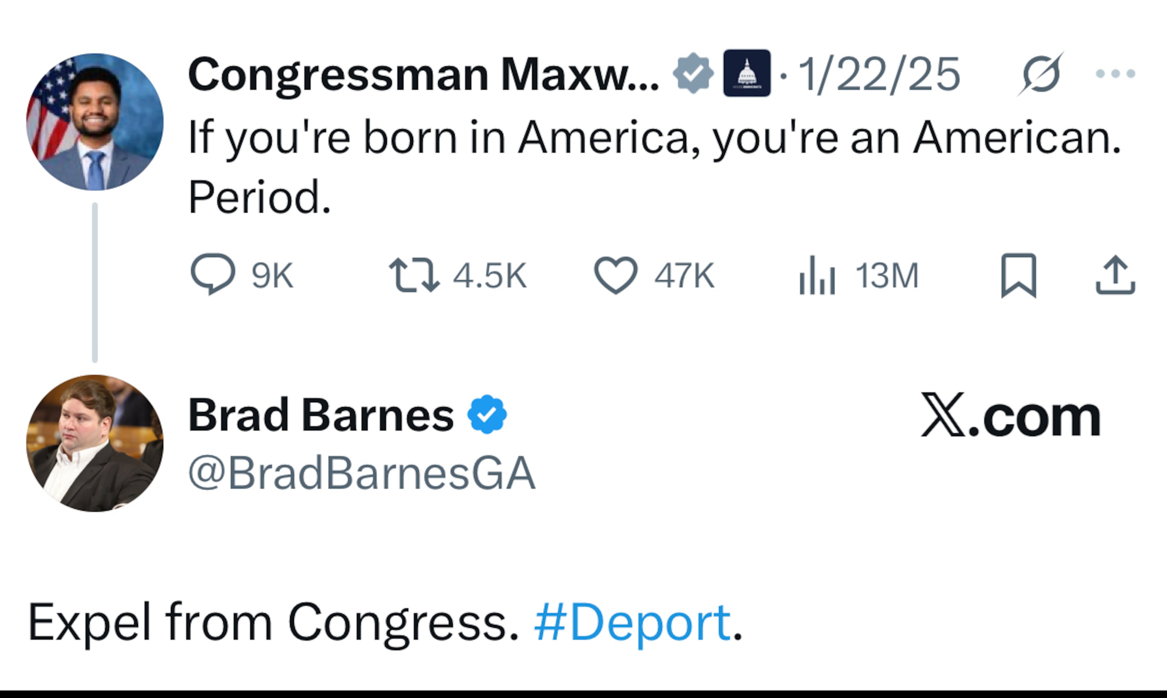 A post from Brad Barnes on X.