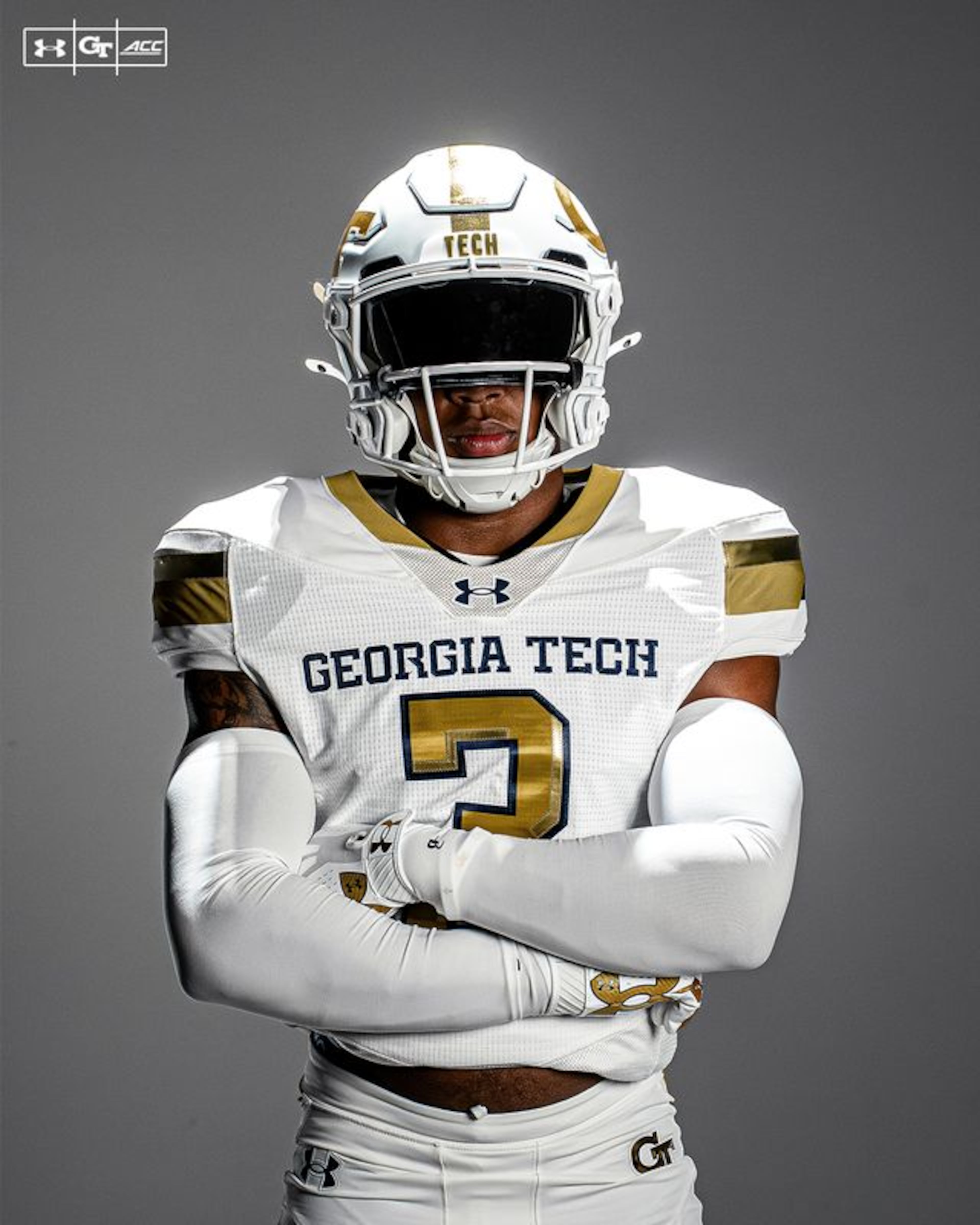 Georgia Tech unveils its new football uniforms in its partnership with Under Armour. (Courtesy of Georgia Tech Athletics)