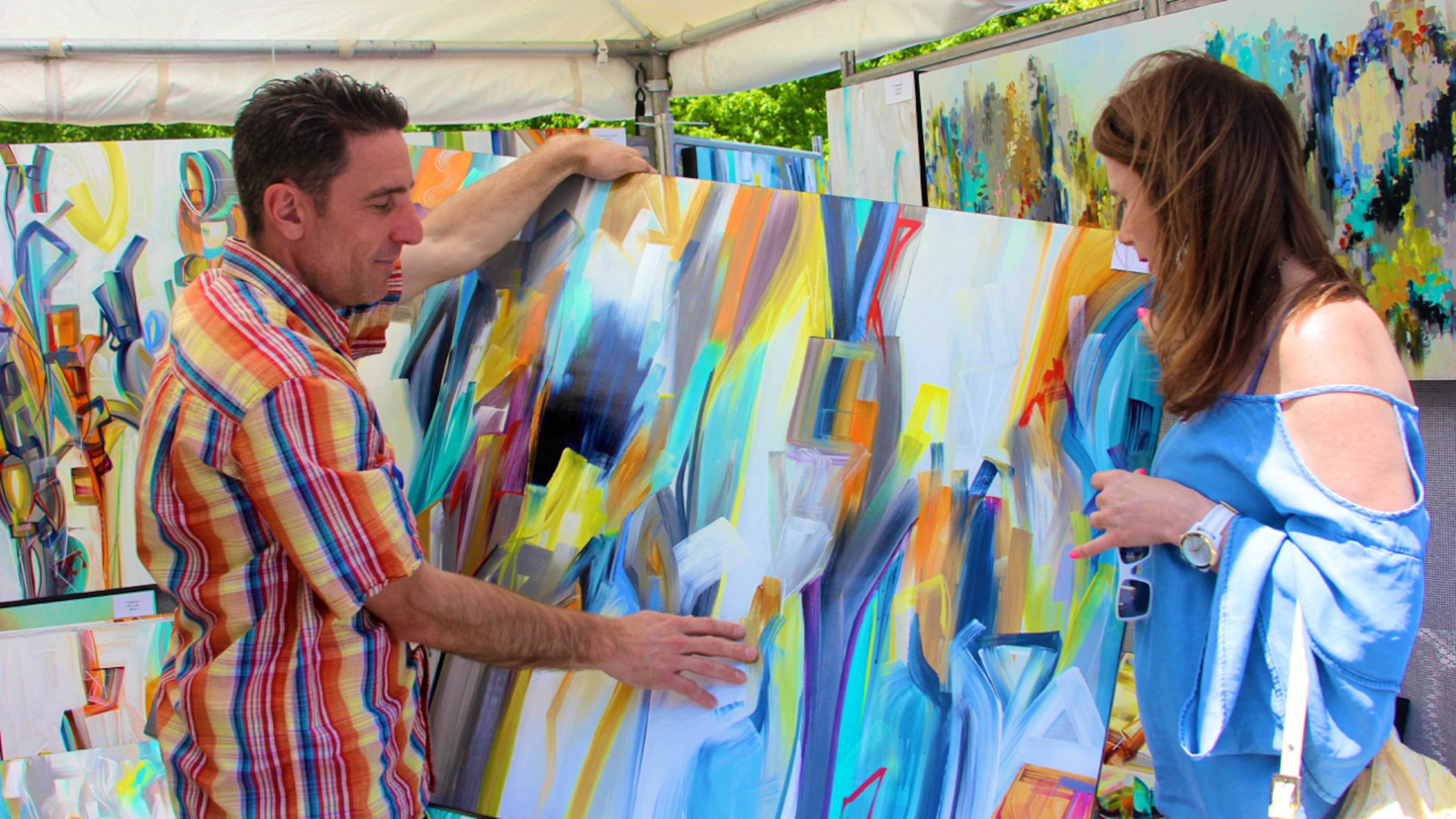 The Roswell Spring Arts Festival, May 4-5, features more than 100 painters, sculptors and other artists showing their work.
(Courtesy of Atlanta Foundation for Public Spaces)