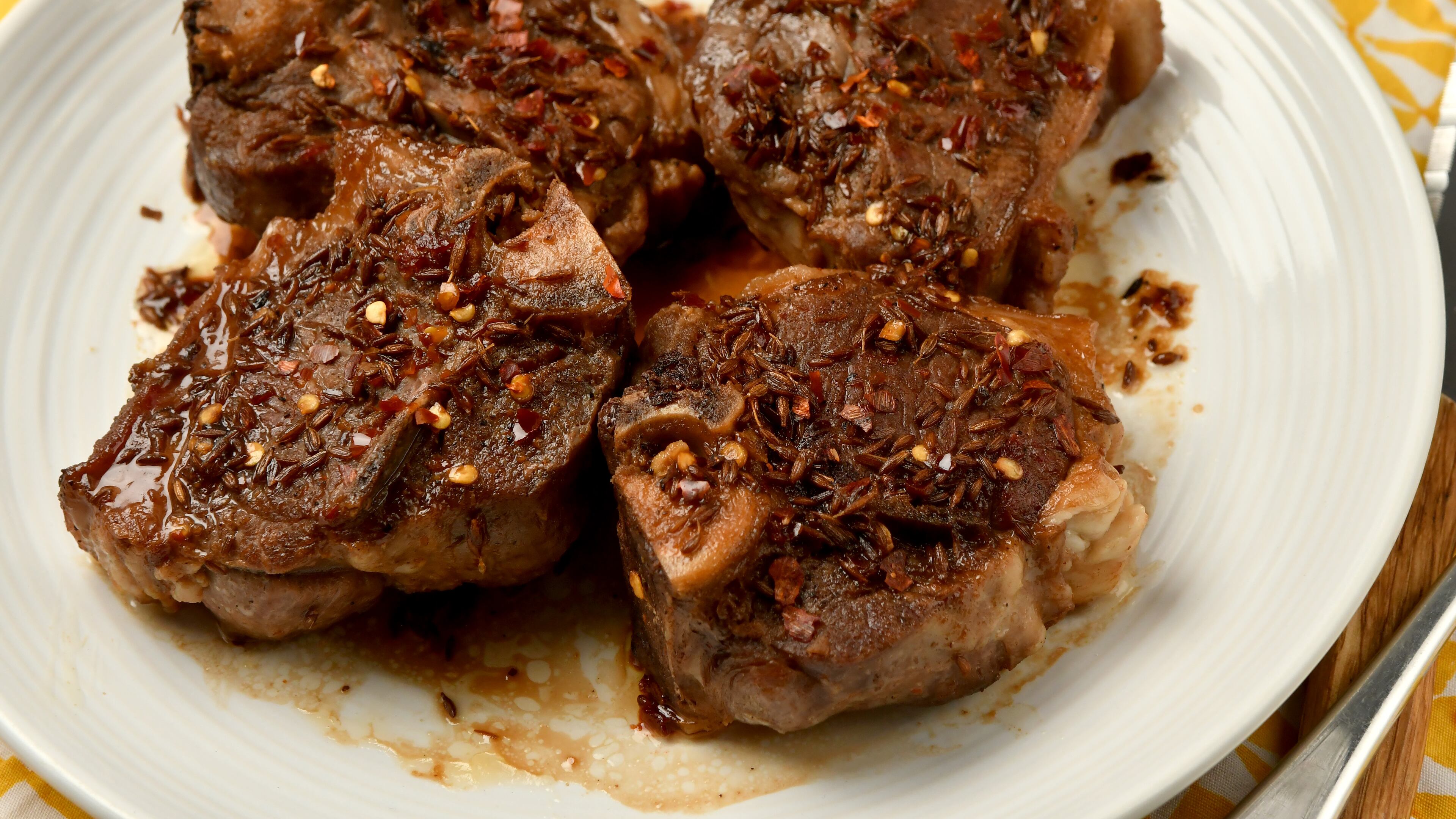 Cumin Lamb Chops. (CHRIS HUNT FOR THE ATLANTA JOURNAL-CONSTITUTION)