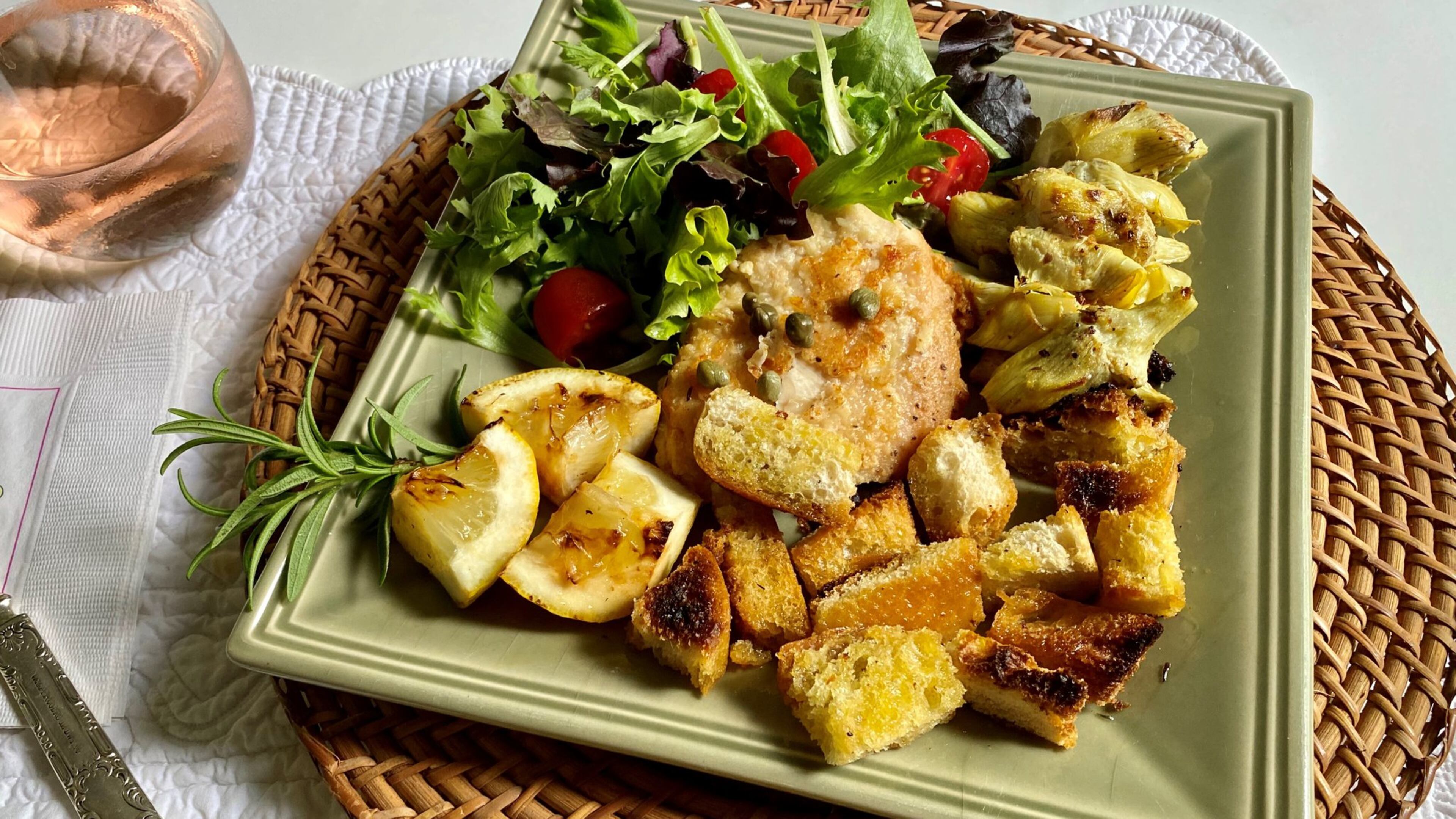 Ellen Nemhauser provided a recipe for chicken with sour dough bread and lemon. CONTRIBUTED BY BOB TOWNSEND