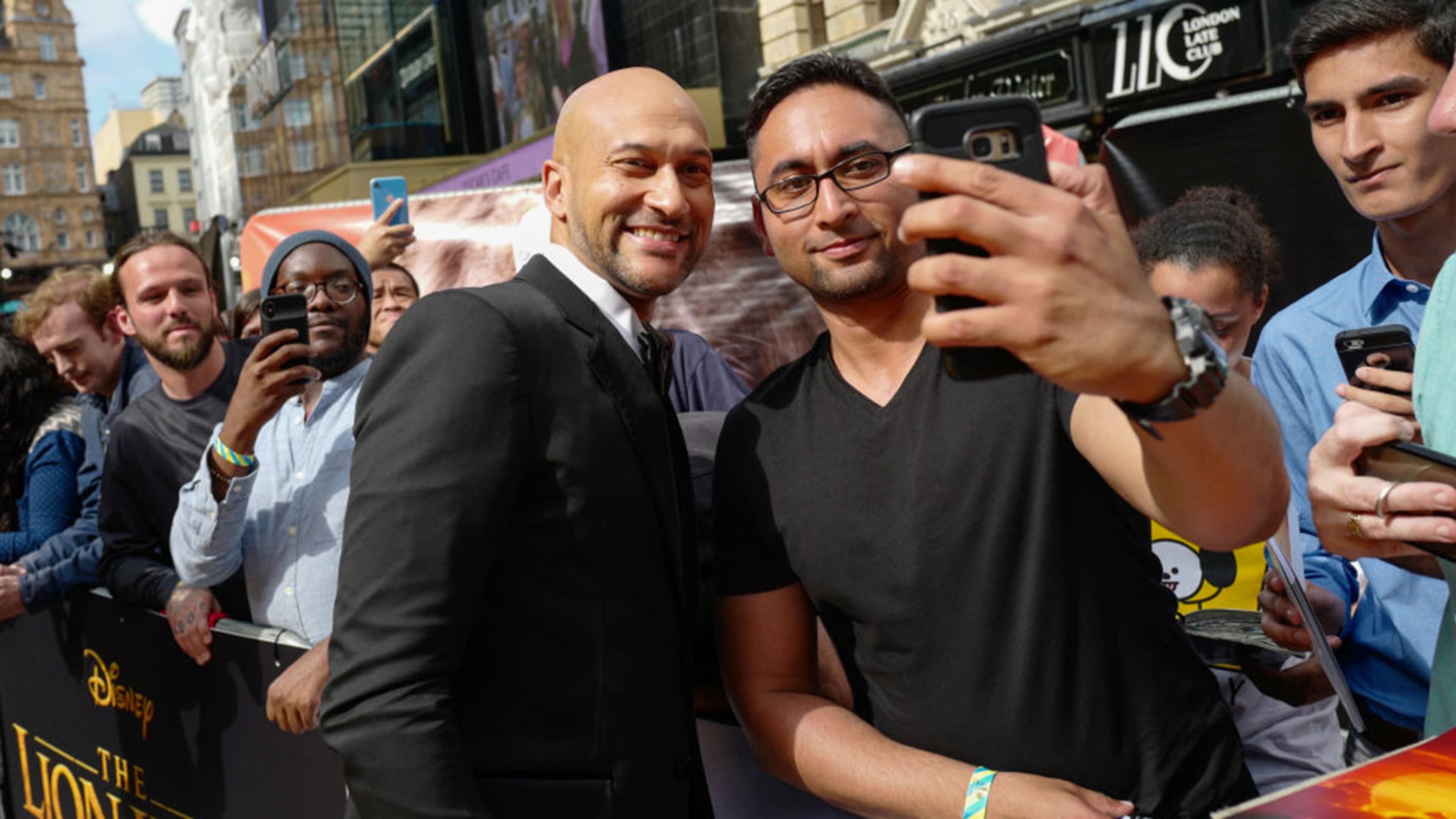 LONDON, ENGLAND - JULY 14: Keegan-Michael Key attends the European Premiere of Disney's "The Lion King" at Odeon Luxe Leicester Square on July 14, 2019 in London, England. (Photo by Gareth Cattermole/Getty Images for Disney)