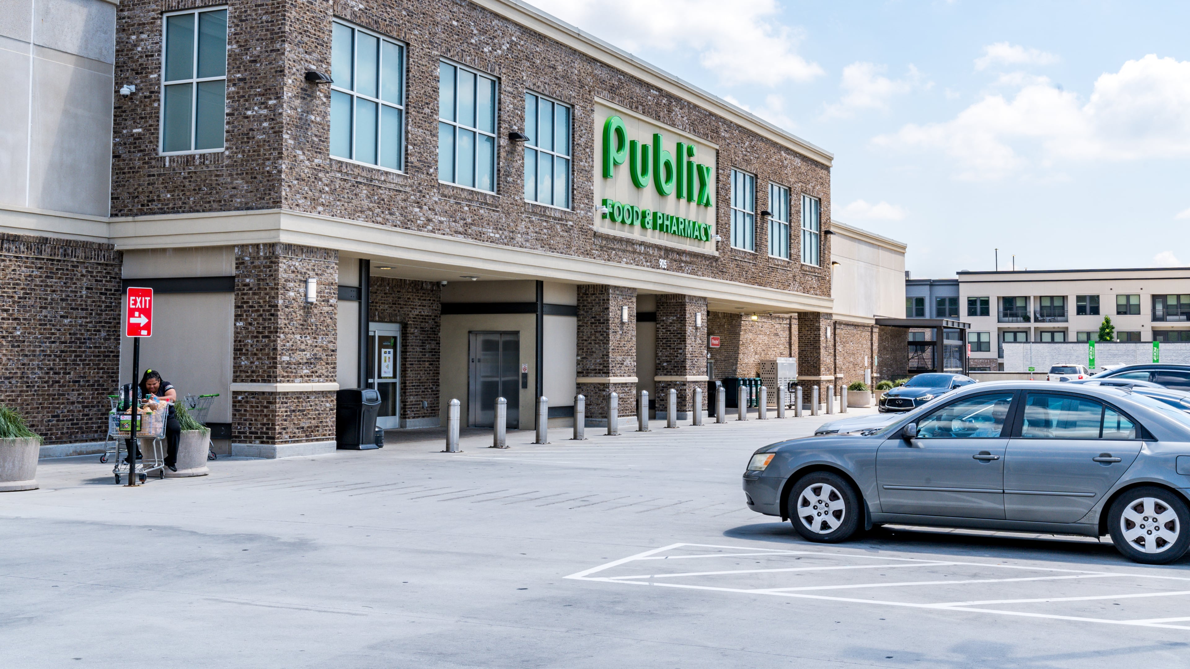 Publix is one of the major tenants at Madison Yards. The development, which is adjacent to the Atlanta Beltline, sold for $73.3 million, according to a news release from brokerage firm Newmark. (Courtesy of Aerial Innovations Southeast)