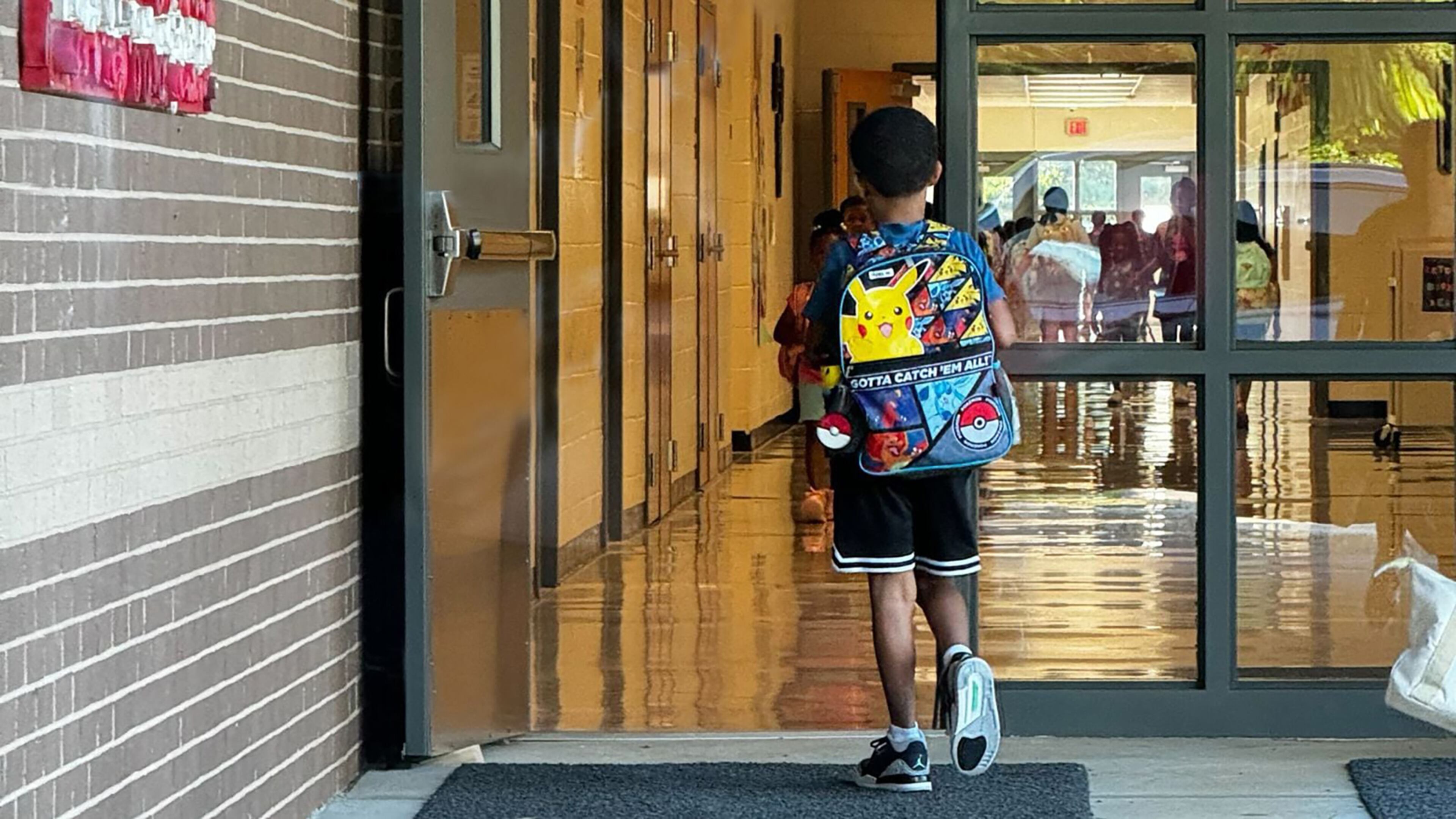 Myles, 6, started elementary school this year. Days after the mass shooting at Apalachee High School where four people were killed, he was preparing for his first hard lockdown drill.