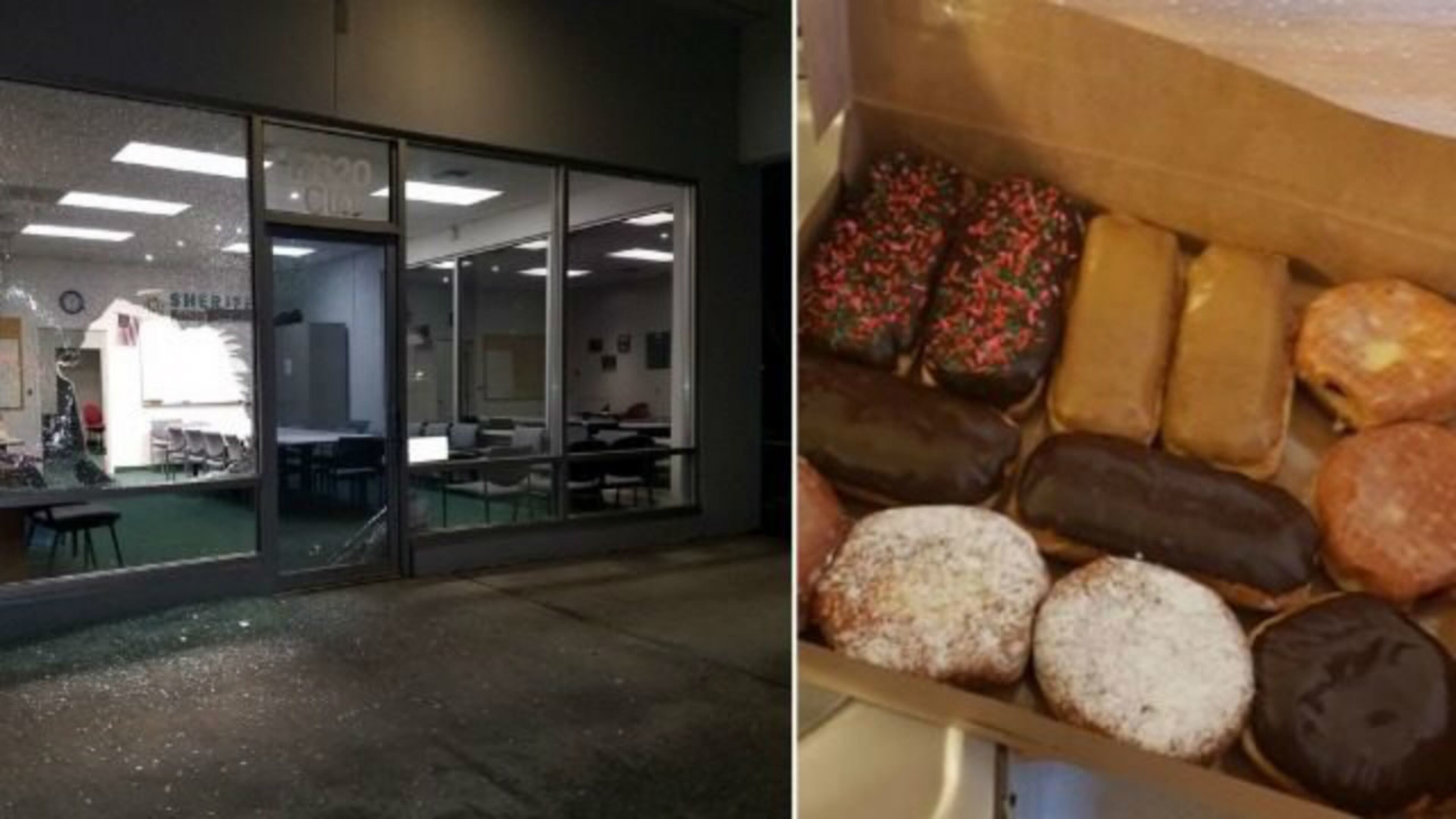 A 26-year-old man was booked into jail after a King County sheriff’s deputy said he shattered the window of their Fairwood storefront office and trespassed last week.