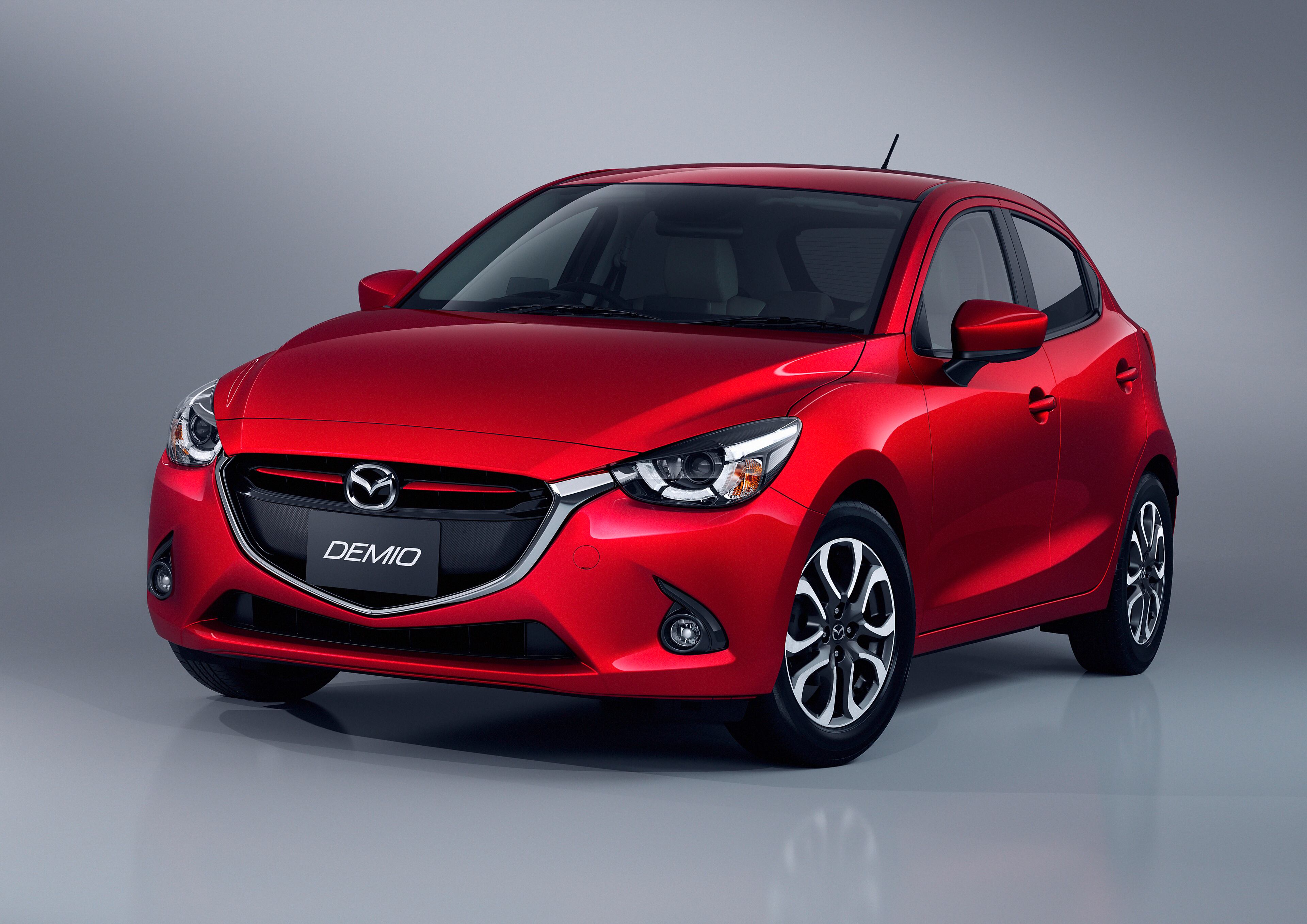 This photo provided by Mazda shows the 2016 Mazda2. The 2016 Mazda2, known as the Demio in Japan, goes on sale in Japan and other markets this fall, but it's not expected to arrive in the U.S. until 2015. (AP Photo/Mazda)