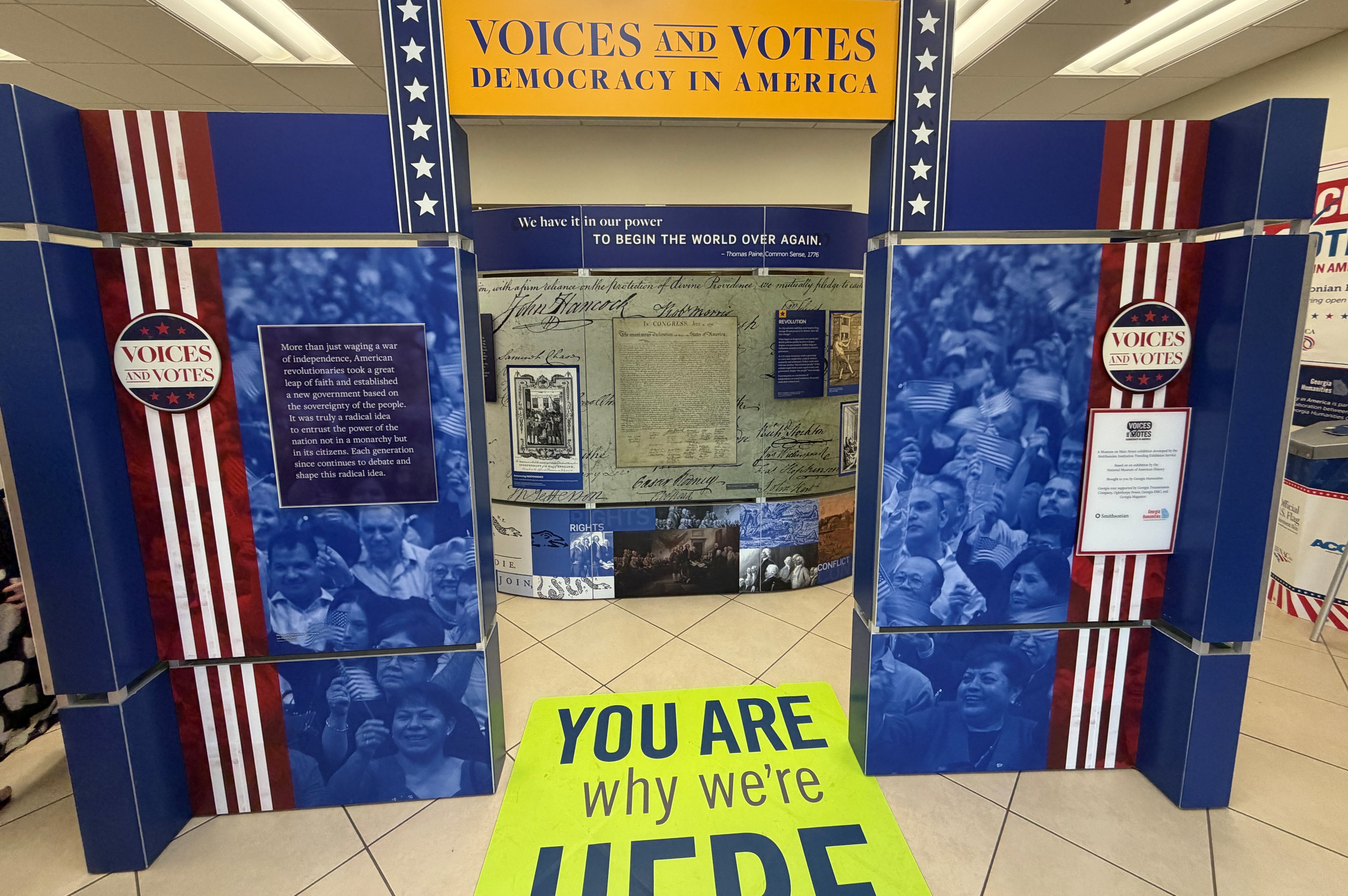 Voices and Votes exhibit