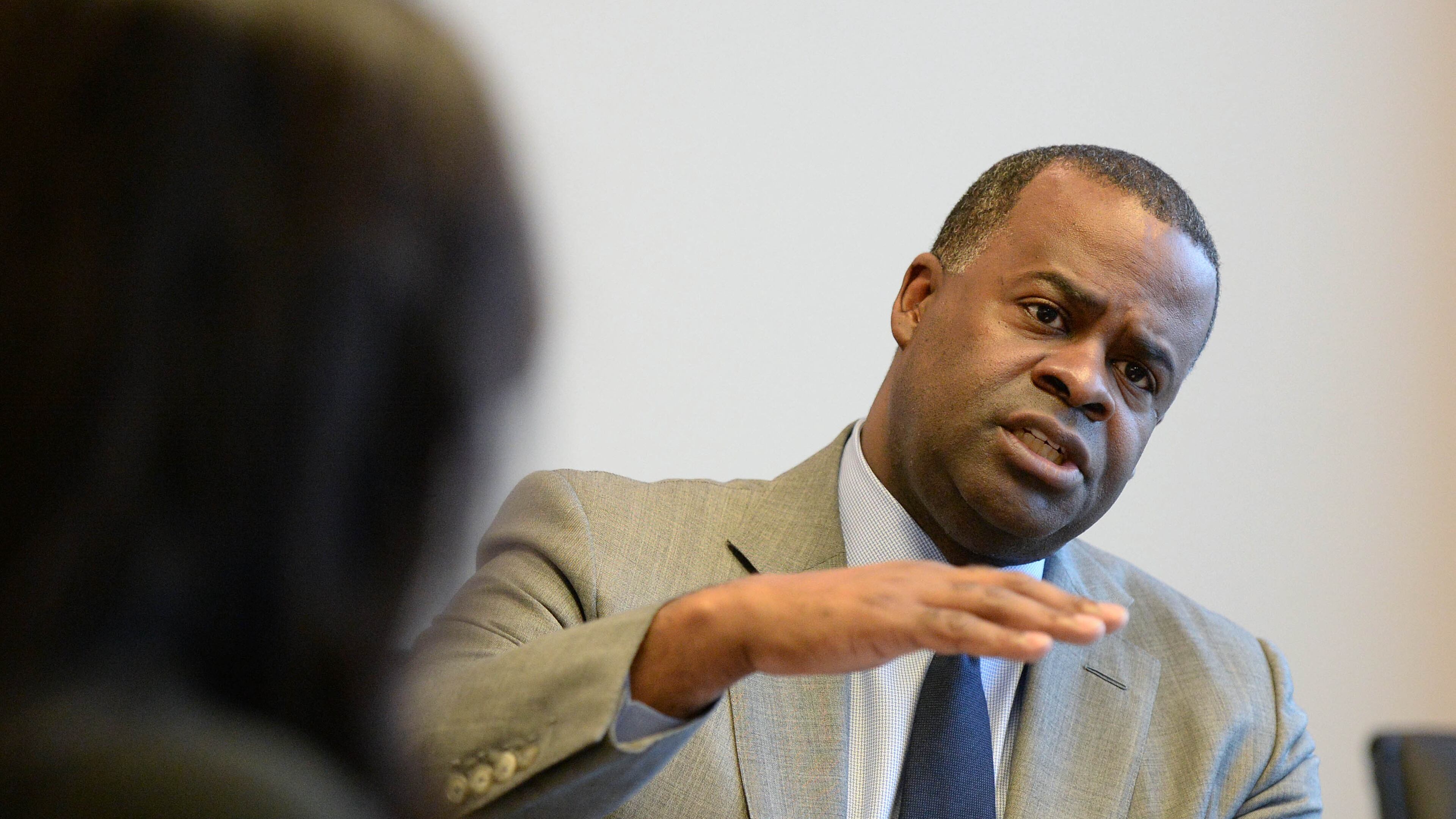 In the wake of city-wide protests by activists, Atlanta Mayor Kasim Reed announced Friday that the city will begin working with GE to train Atlanta police officers to the tune of $1 million. (KENT D. JOHNSON/ kdjohnson@ajc.com File Photo)