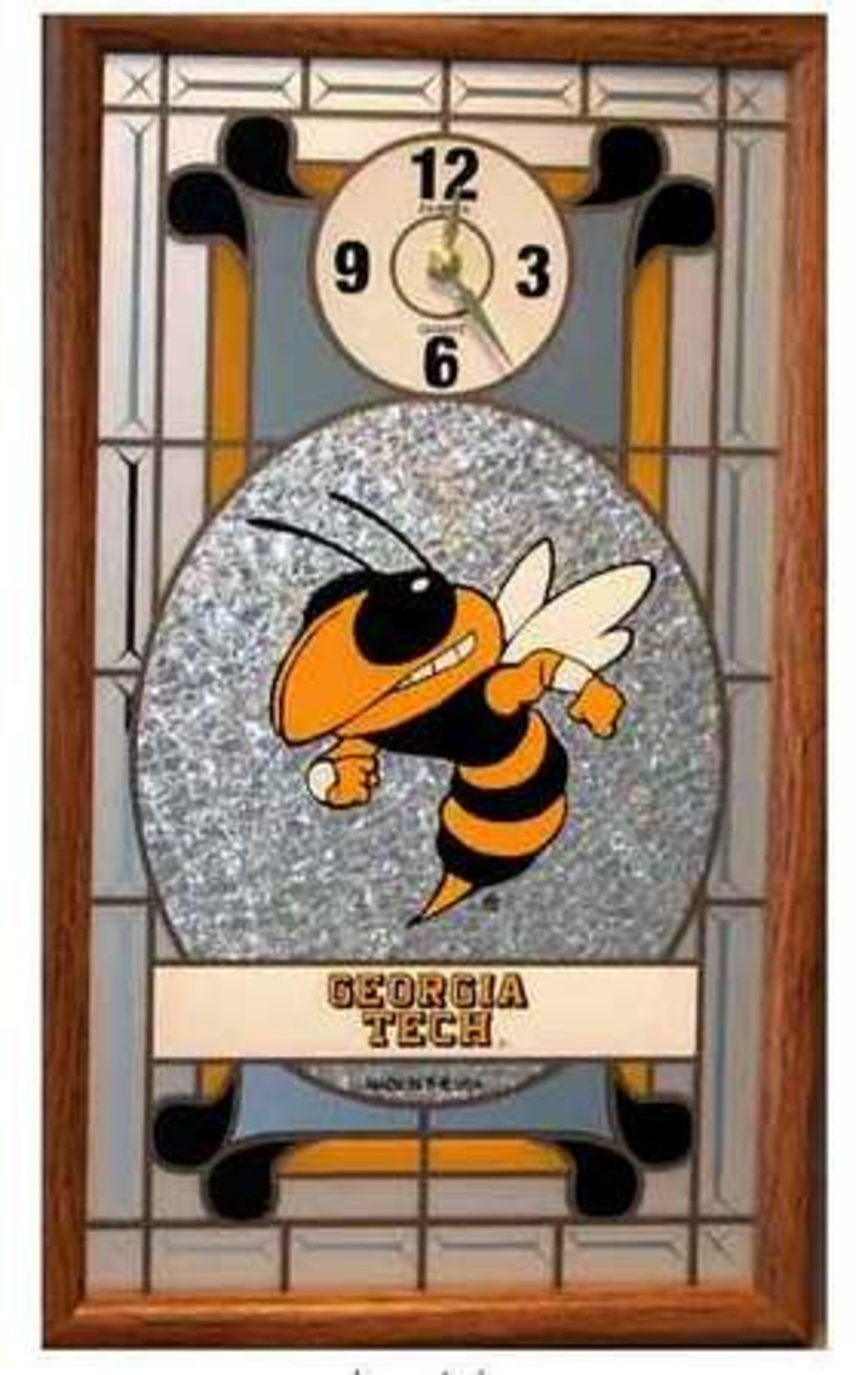 Your favorite Tech fan won't be at a loss for the time with this reflective glass wall clock. It sells for $49.99 at www.sportsfanfare.com. Even though it's a sizable item, there's still time to order and have it shipped for Christmas.