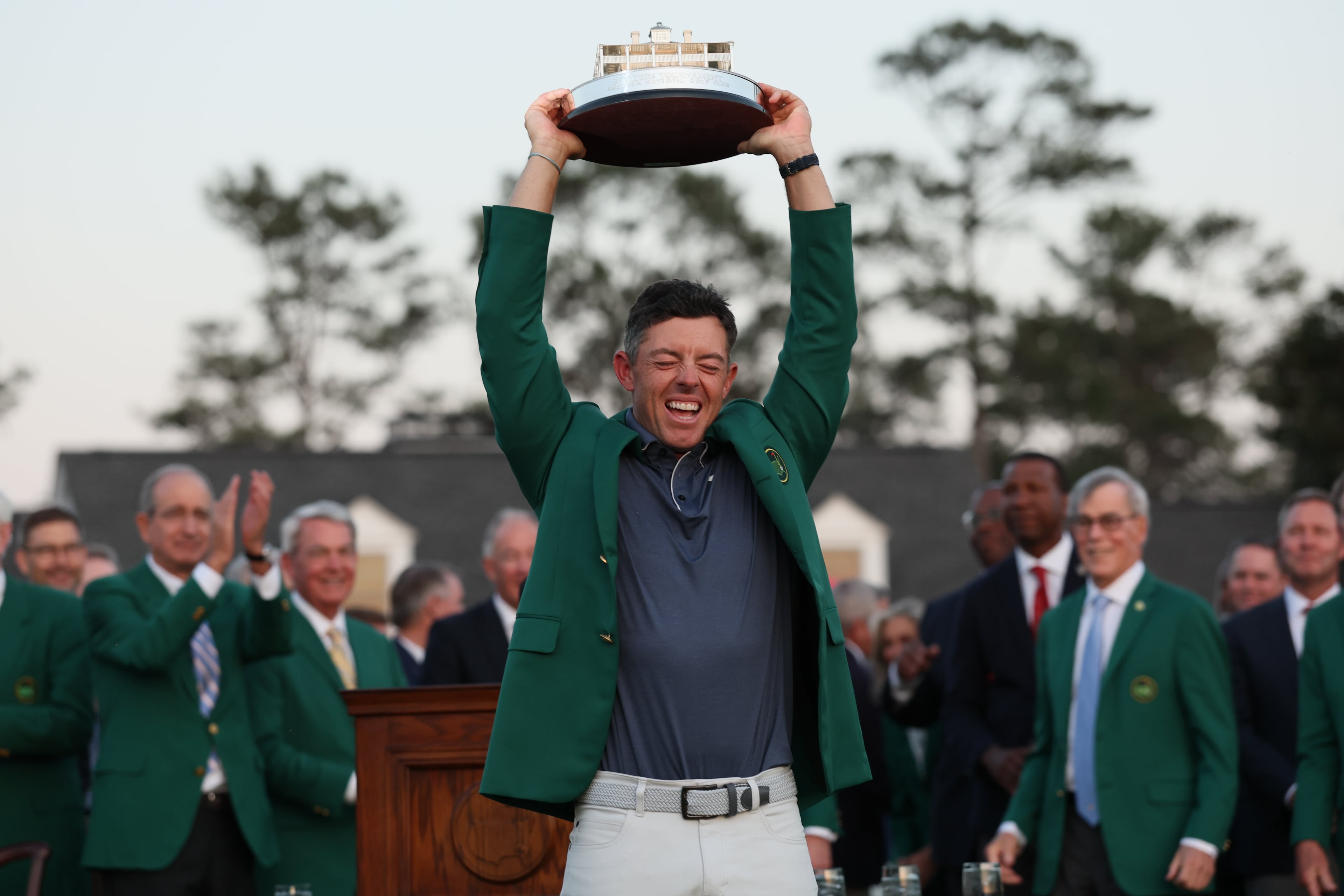 Because Rory McIlroy won the 2025 Masters, he will host the Champions Dinner before this year's golf tournament. (Jason Getz / AJC)