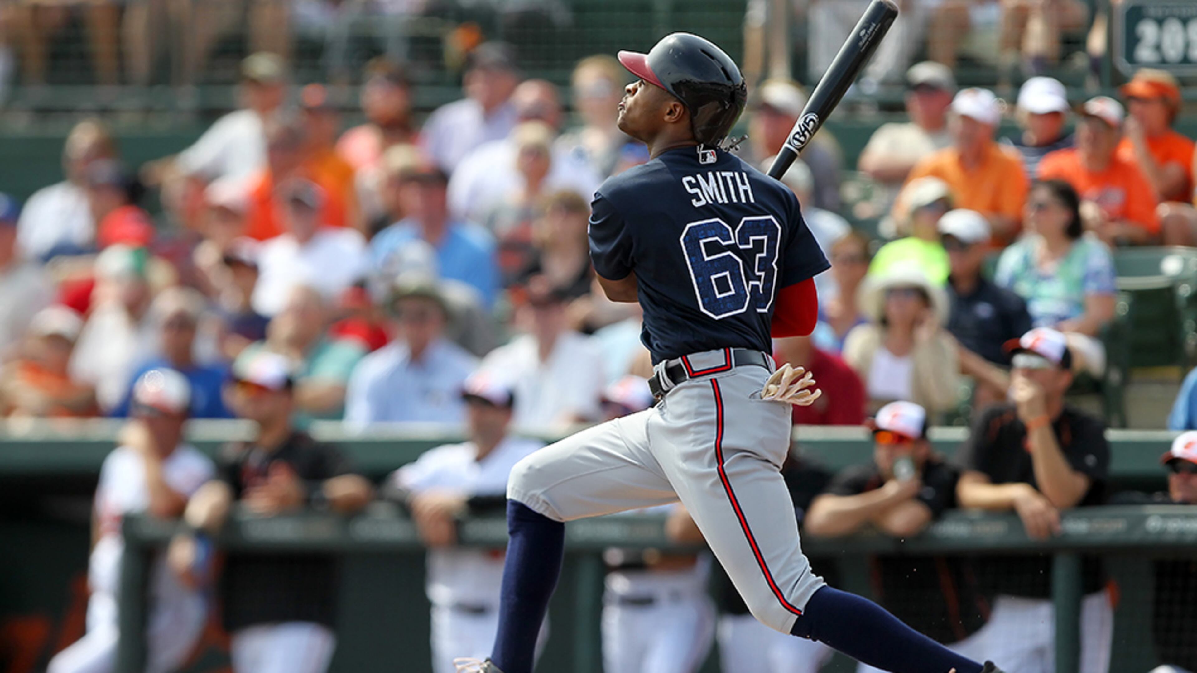 Mallex Smith, a spring training invitee, started the regular season with the Gwinnett Braves. (Icon Sportswire)