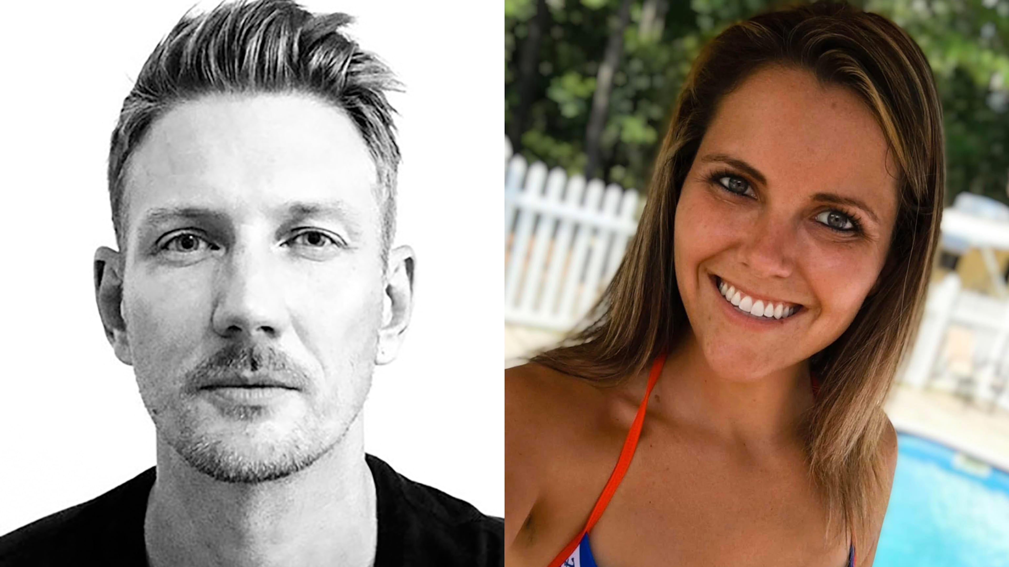 Metro Atlantan Sean Kipe is the host and creator of the new podcast "The Truth About Natalie," which focuses on the mysterious death of Georgian Natalie Jones in 2020. (Left photo: Courtesy of Audiochuck (left); right photo: Courtesy of the family of Natalie Jones)