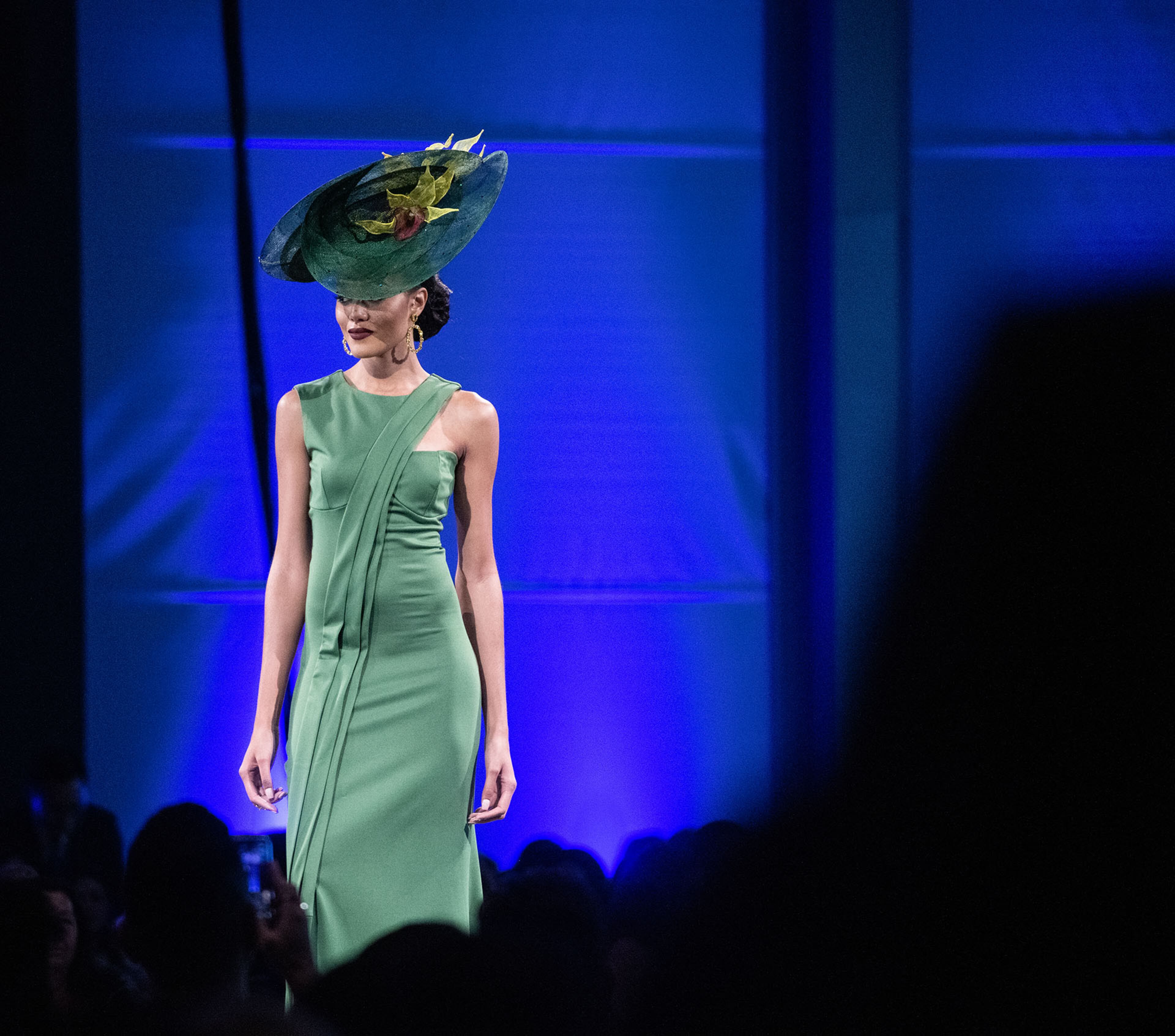 120619 ATLANTAâ Miss Cayman Island Kadejah Bodden showcases her costume that represents her country at the Miss Universe Pageant National Costume Show in Atlanta, Ga Friday, Dec. 6, 2019.
PHOTO BY ELISSA BENZIE